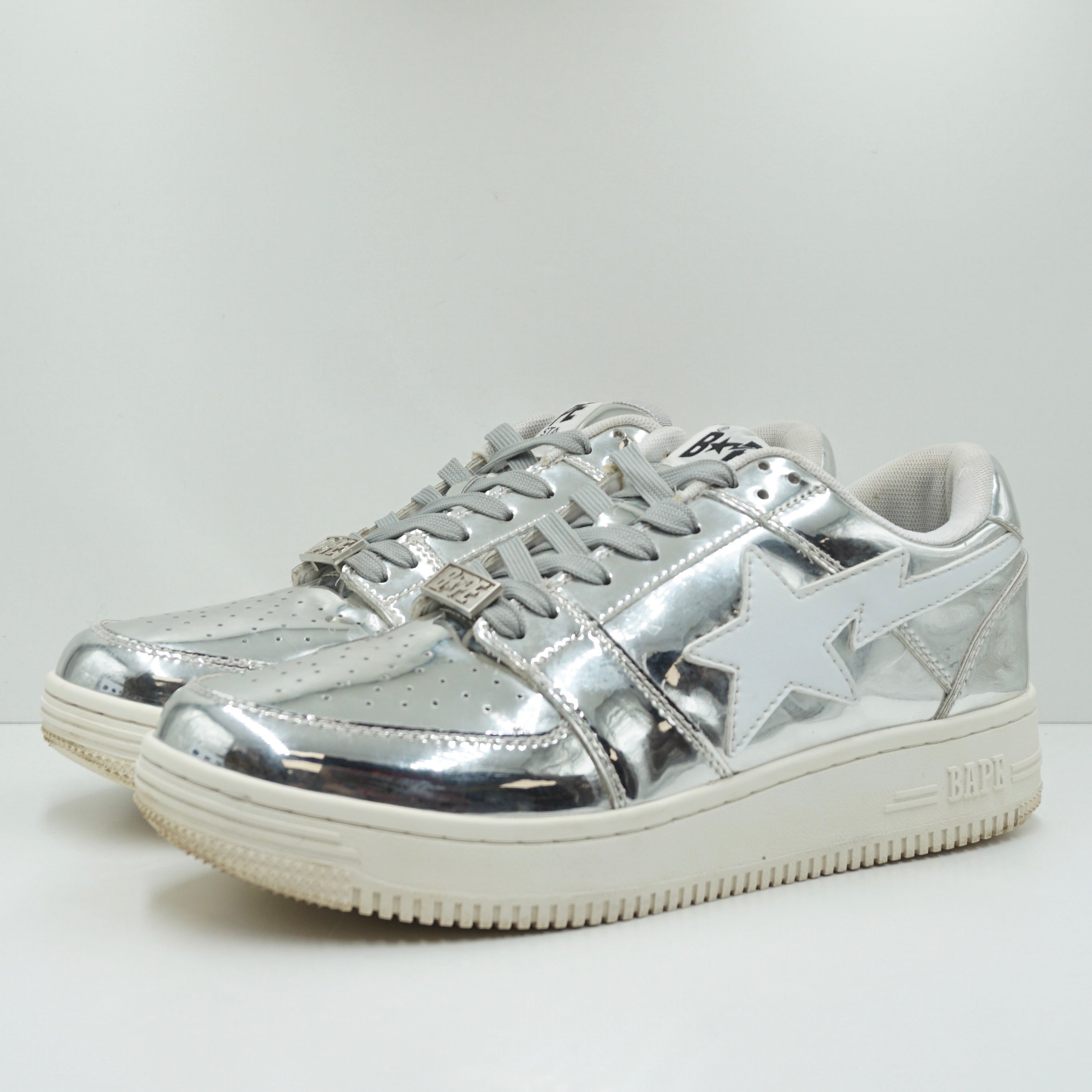 Bapesta Low Silver Foil
