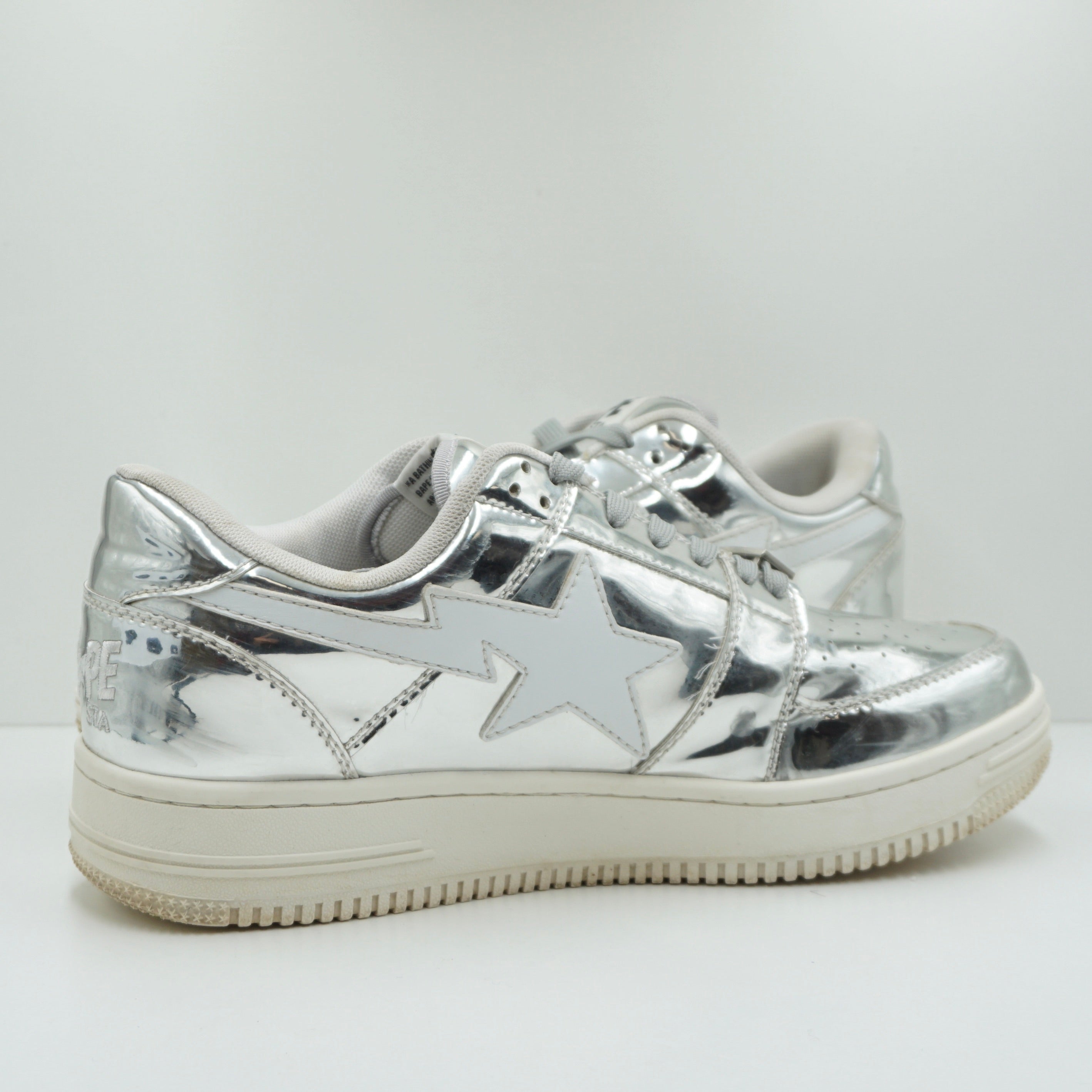 Bapesta Low Silver Foil
