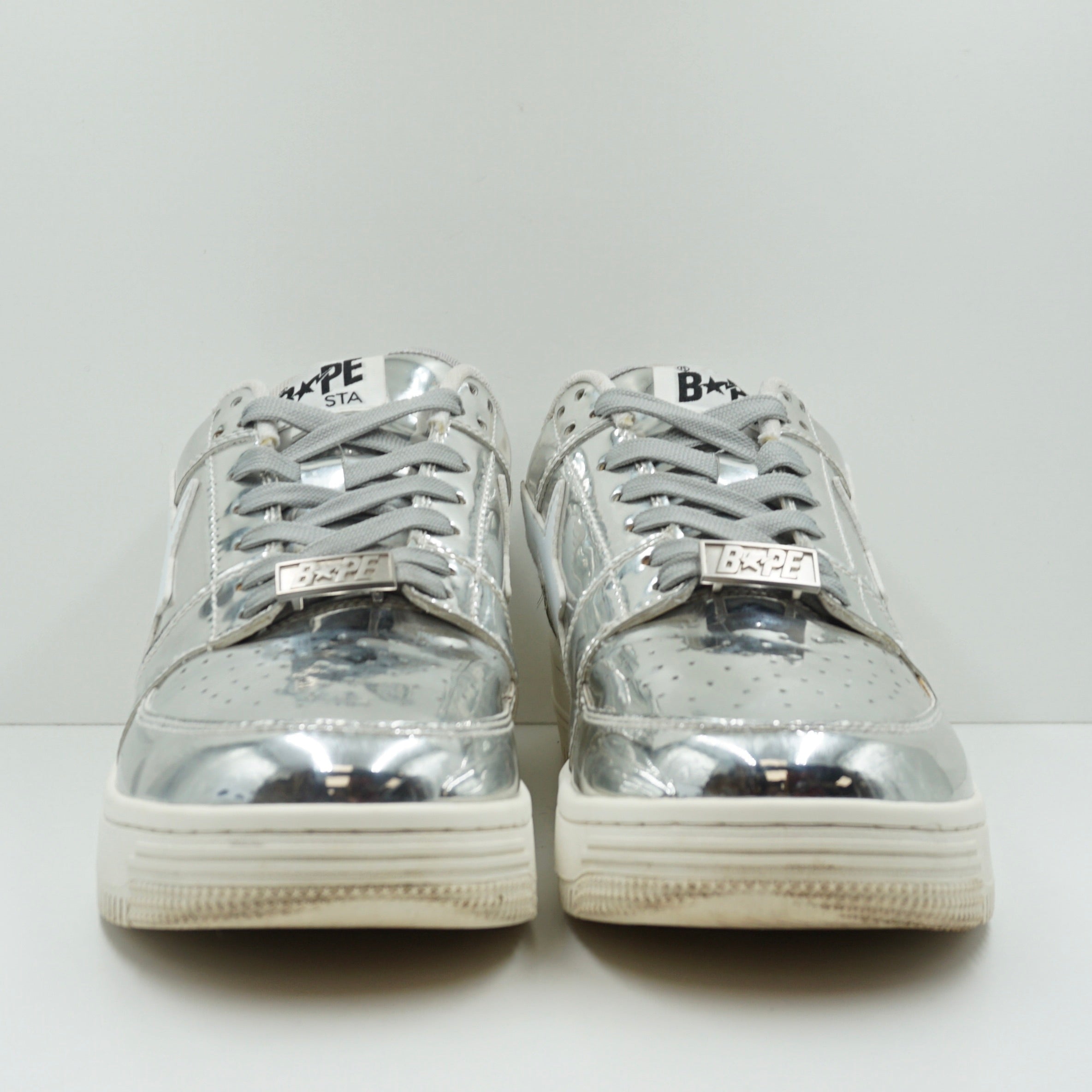 Bapesta Low Silver Foil