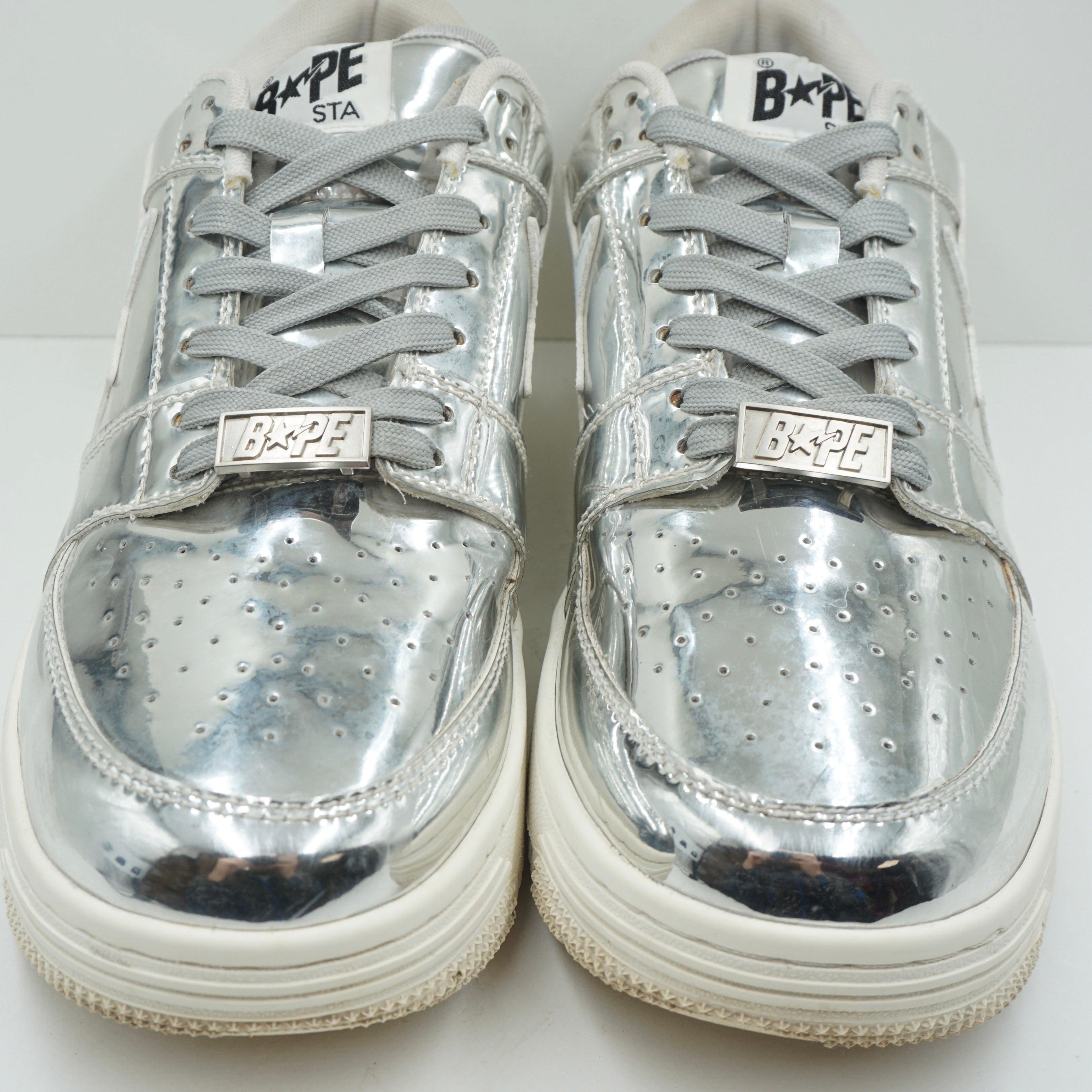 Bapesta Low Silver Foil