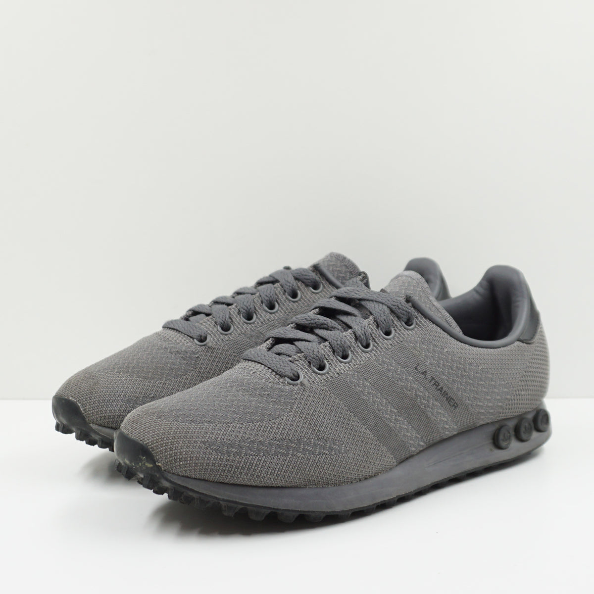Grey Adidas Adidas Original La Trainer Woven Adidas LA Trainers Grey