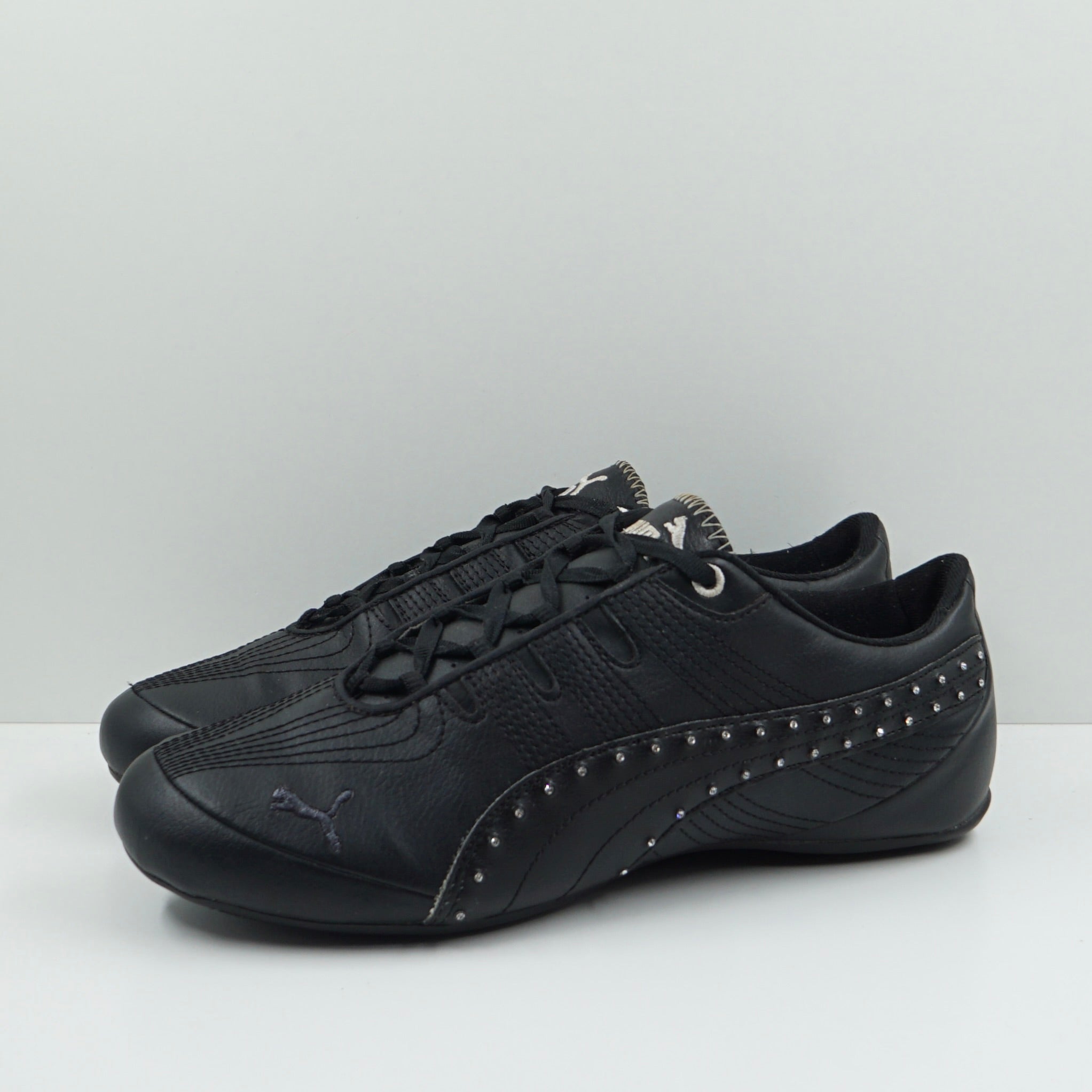 Puma Leather Speedcat Rhinestone Black