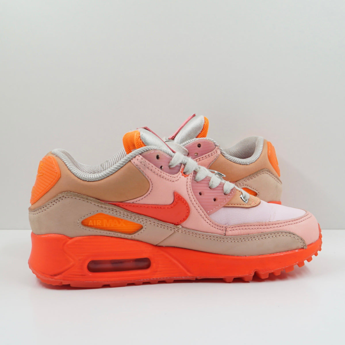 Nike Air Max 90 PRM Platinum Crimson Bright Purple (W)