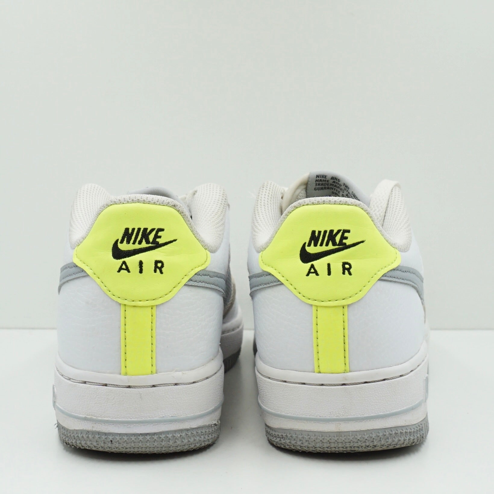 Nike Air Force 1 White Wolf Grey Volt (GS)