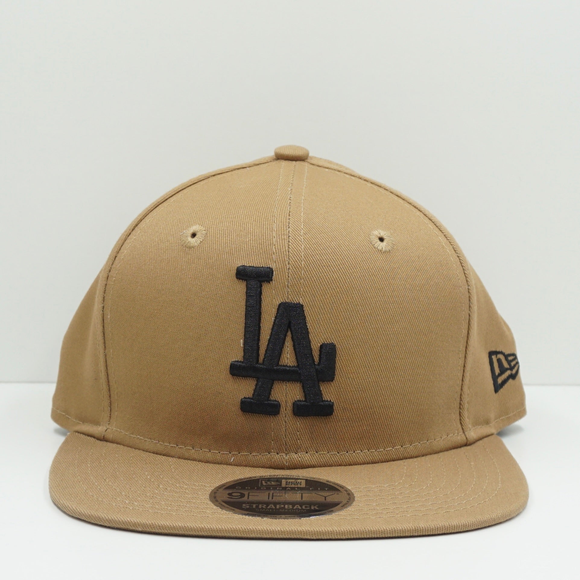 New Era Los Angeles Dodgers Khaki Black Adjustable Cap