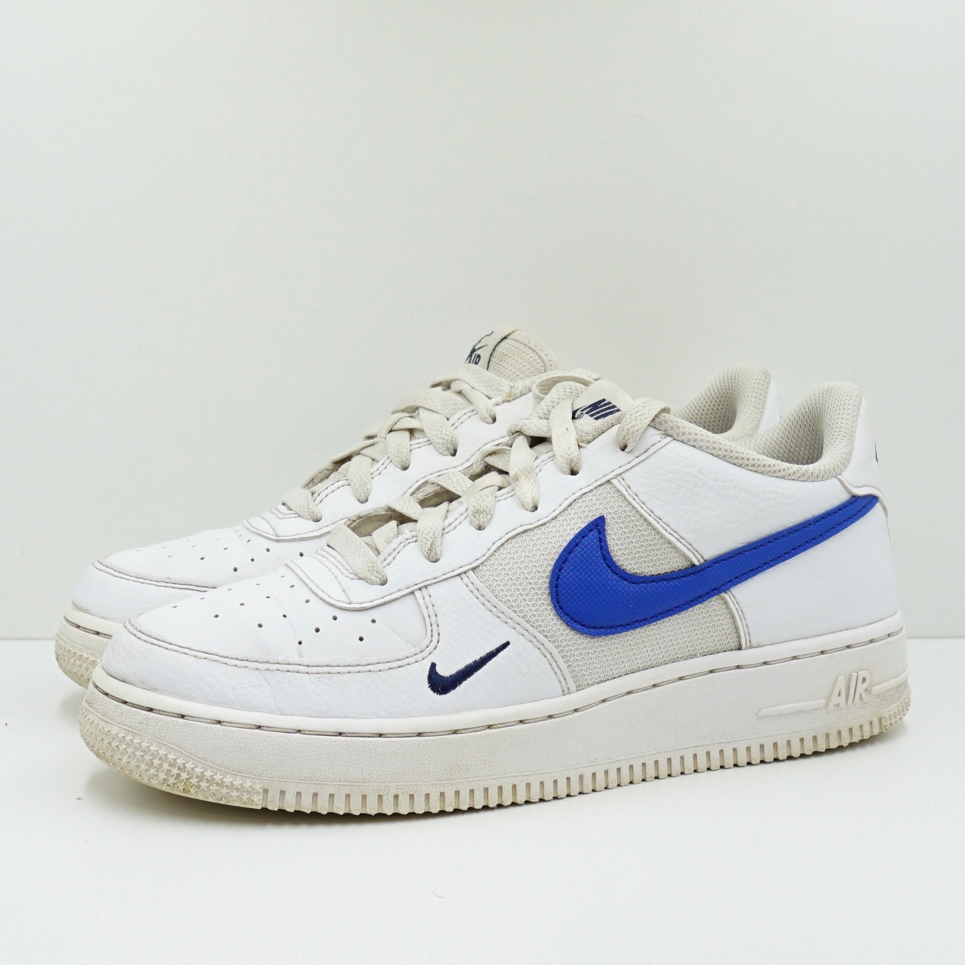 Nike Air Force 1 Low White Royal Blue (GS)