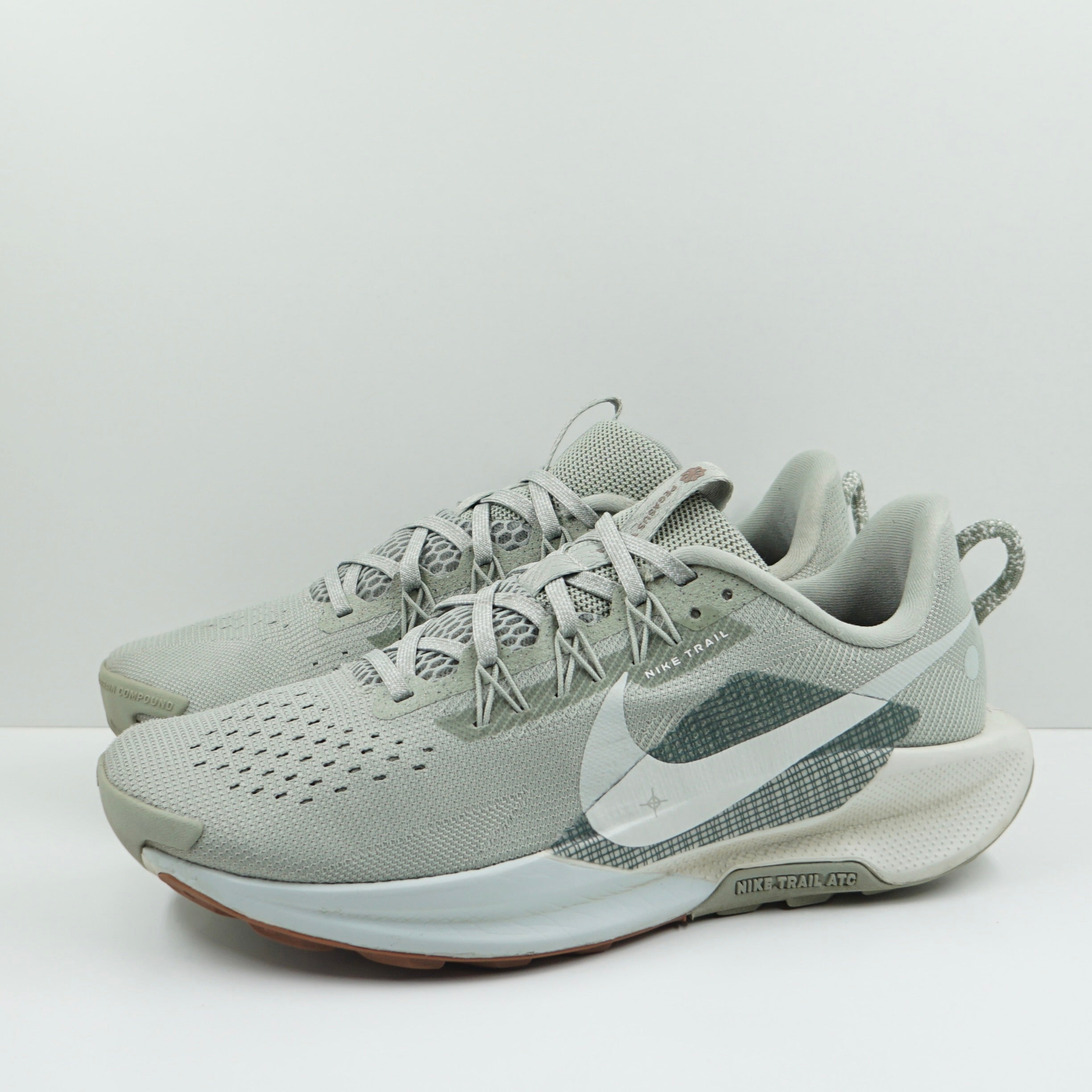 Nike React Pegasus Trail 5 Jade Horizon Sea Glass Gum Medium Brown Light Silver
