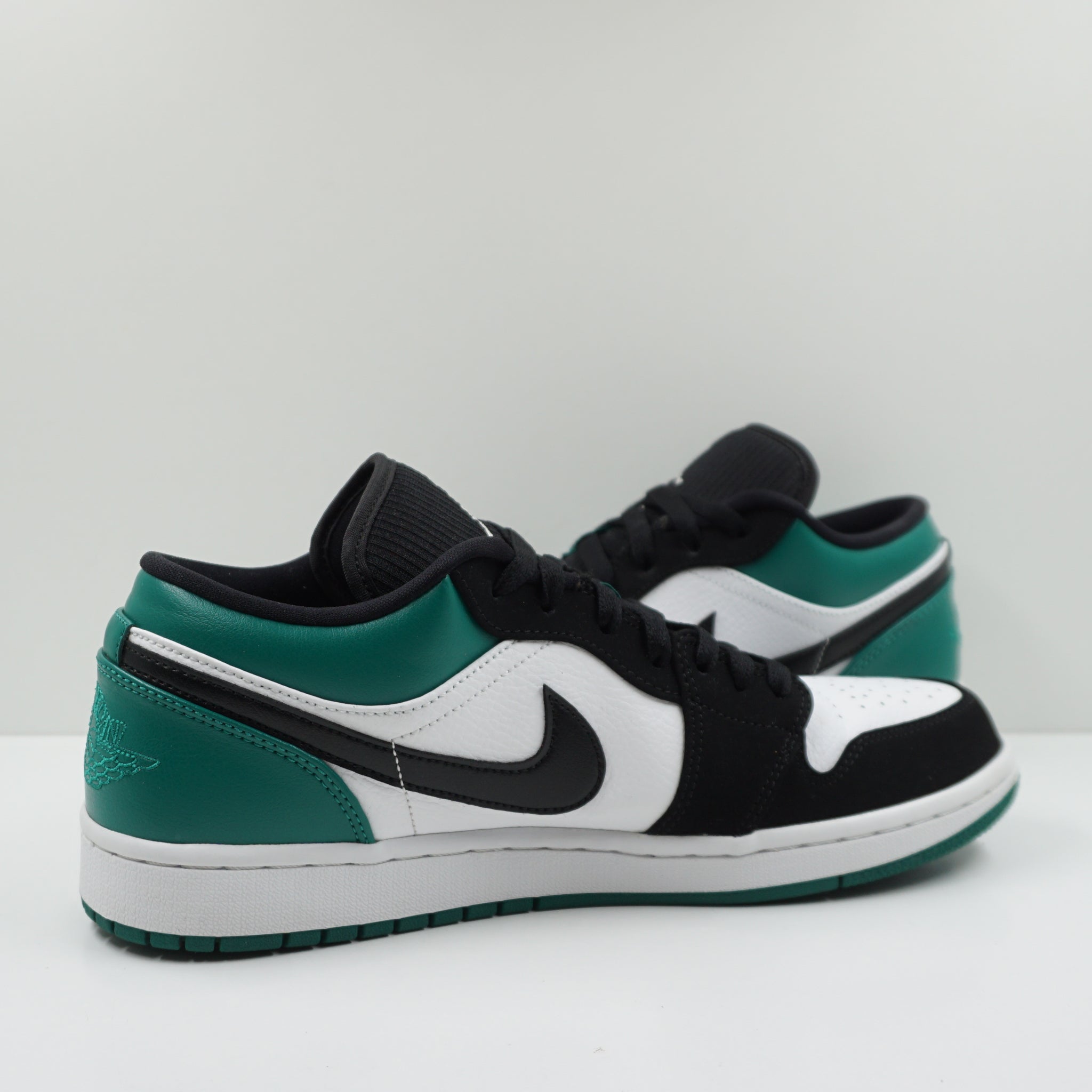 Jordan 1 Low White Black Mystic Green