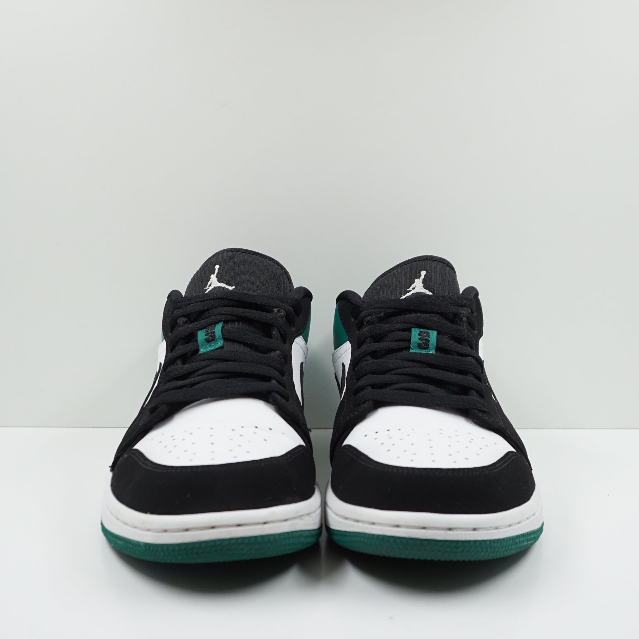 Jordan 1 Low White Black Mystic Green