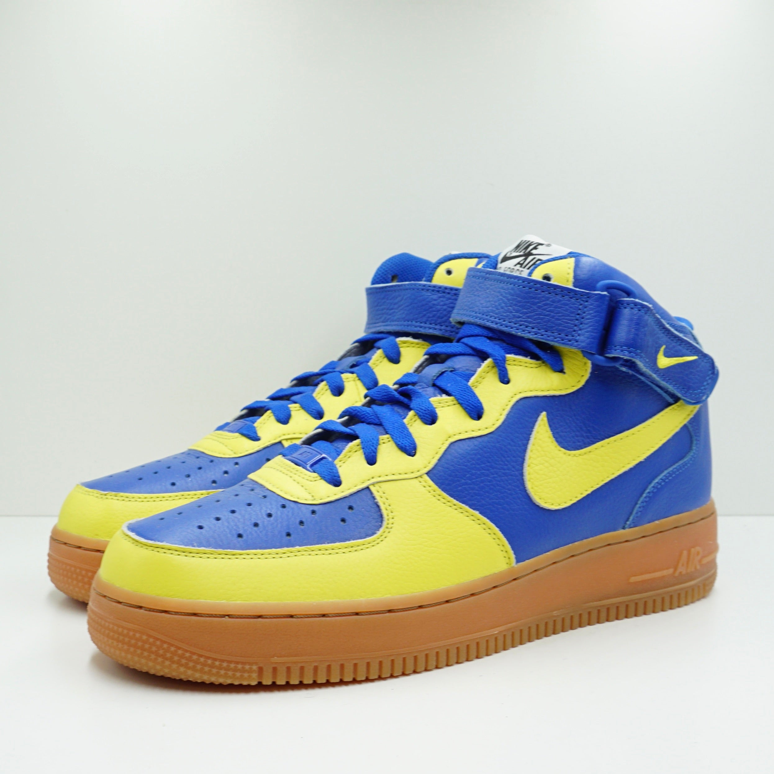 Nike Air Force 1 Mid By You Blue Yellow