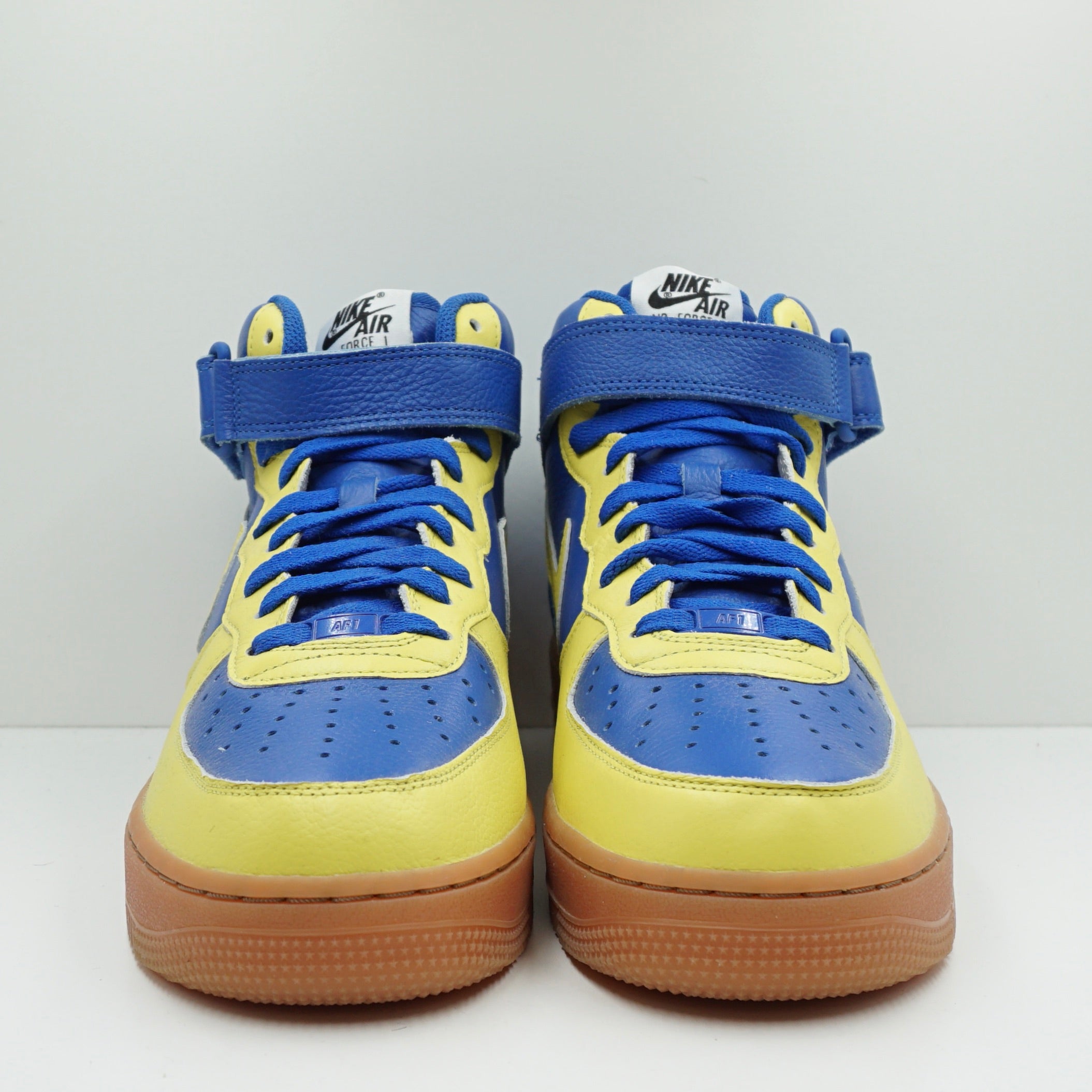 Nike Air Force 1 Mid By You Blue Yellow