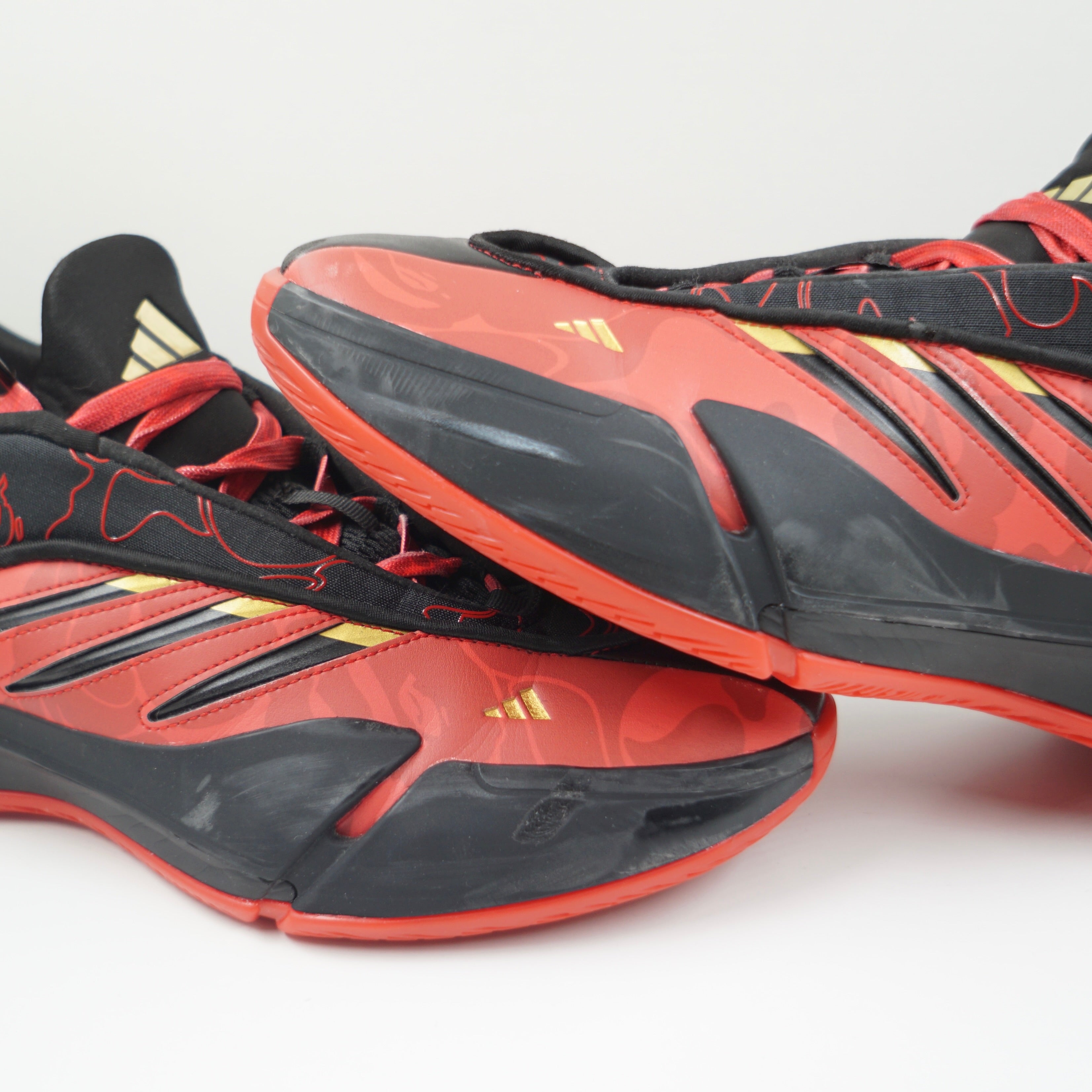 Adidas Dame 9 Bape Black Red