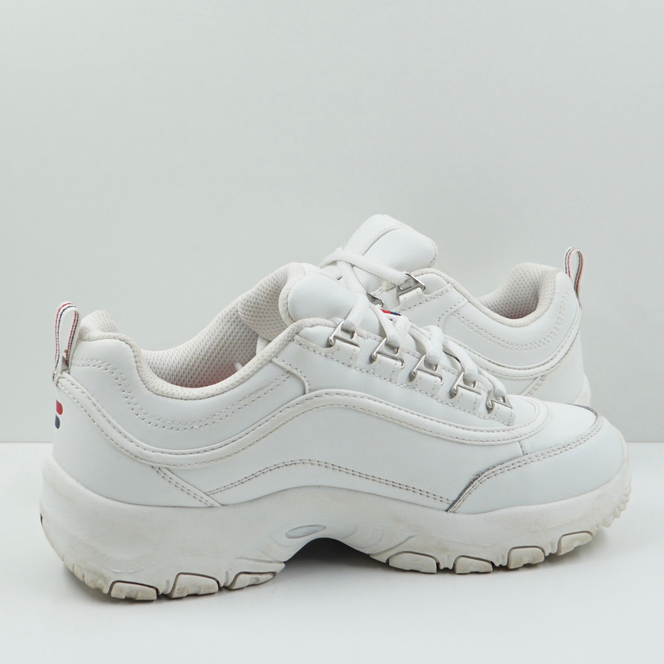 Fila White Leather Strada Tennis