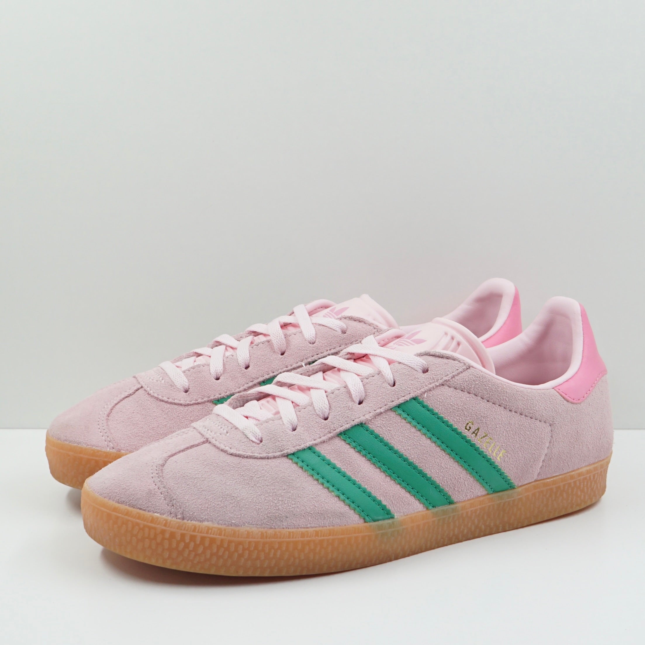 Adidas Gazelle Clear Pink Court Green (GS)