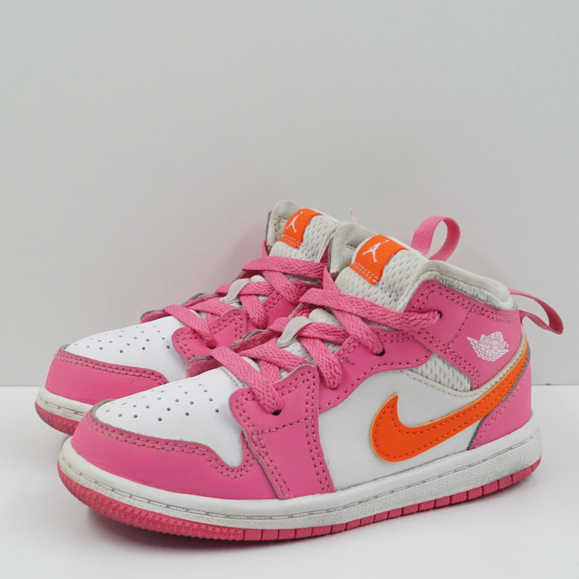 Jordan 1 Mid Pinksicle Safety Orange (TD)