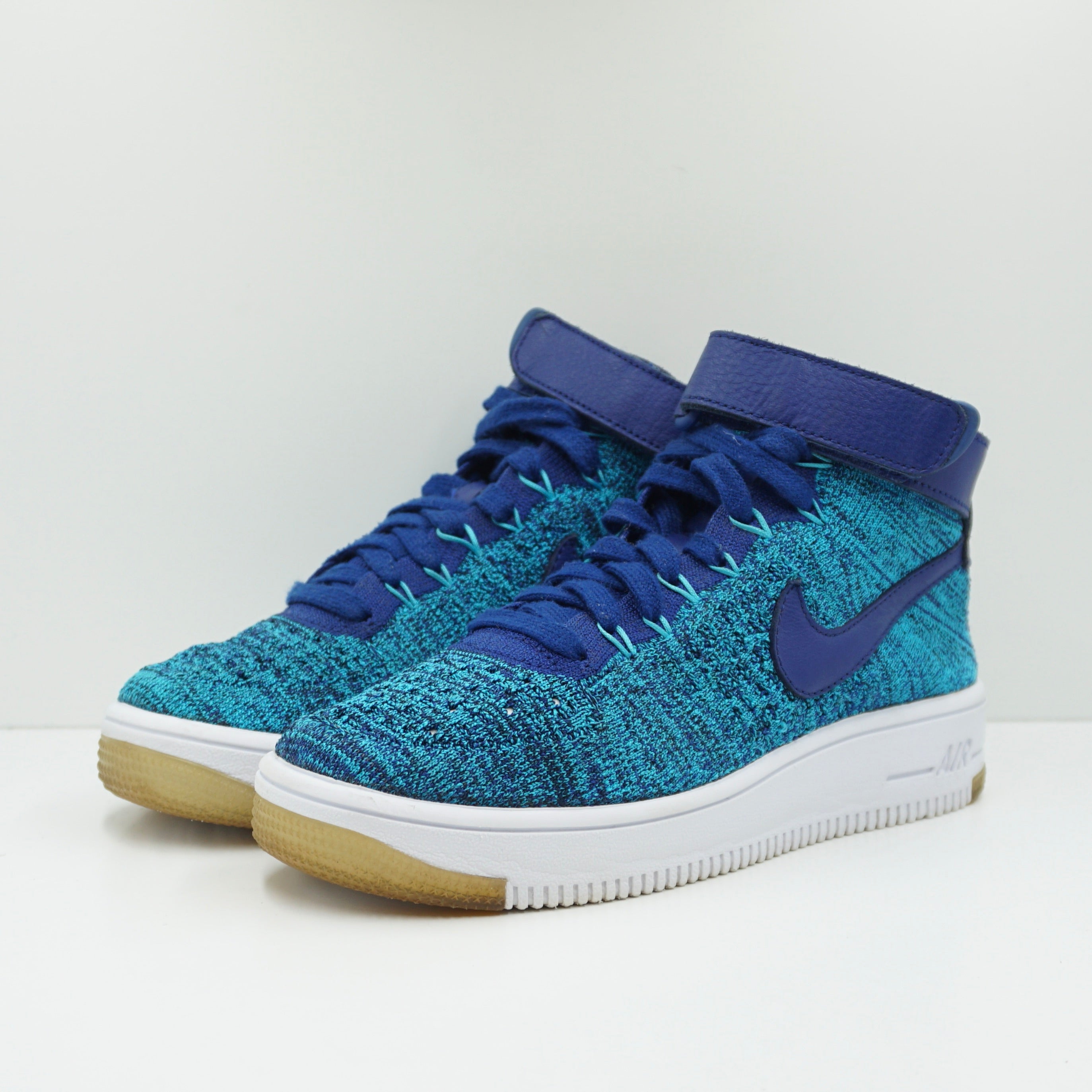Nike Air Force High Flyknit Lagoon (W) - Main Image