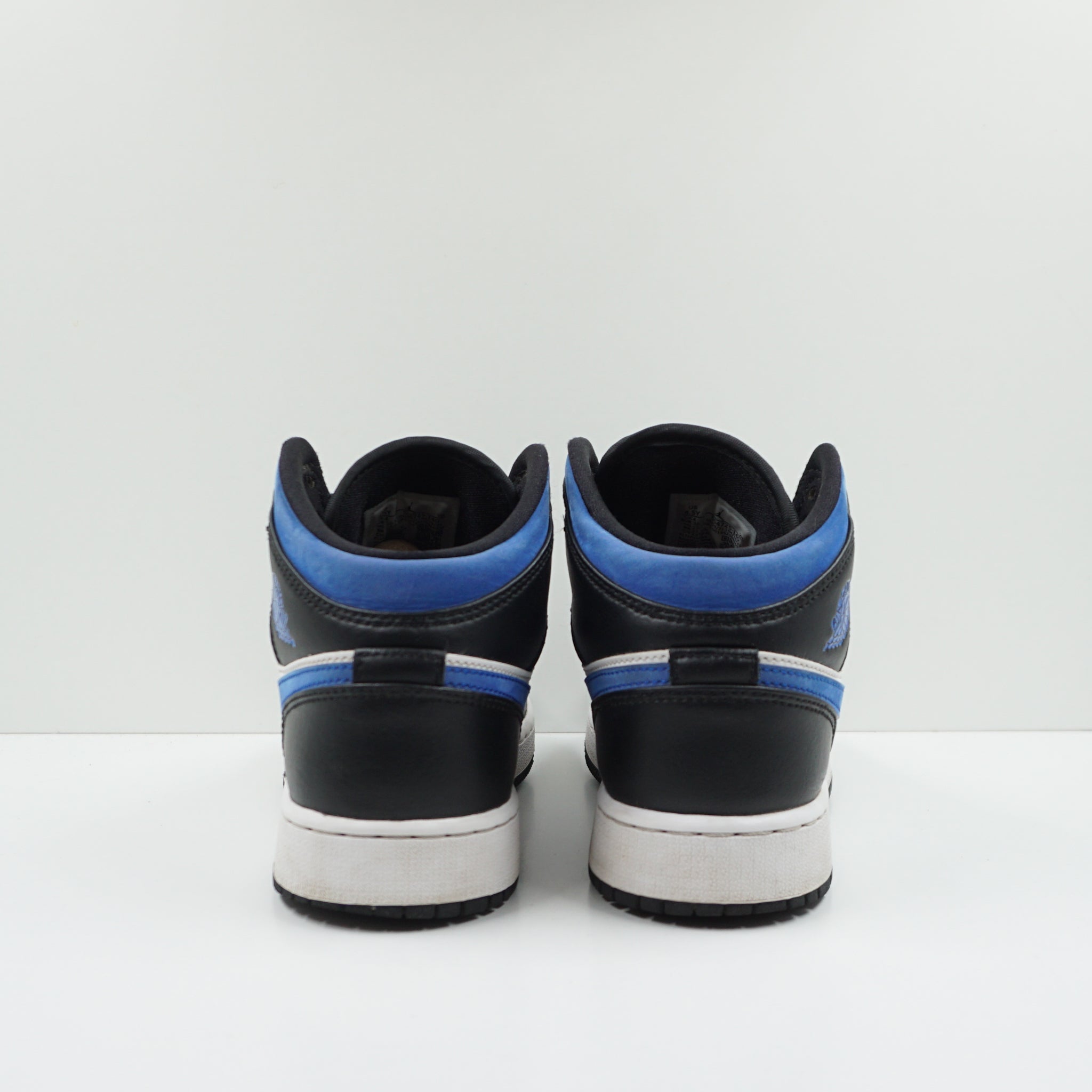 Jordan 1 Mid White Black Racer Blue (GS)