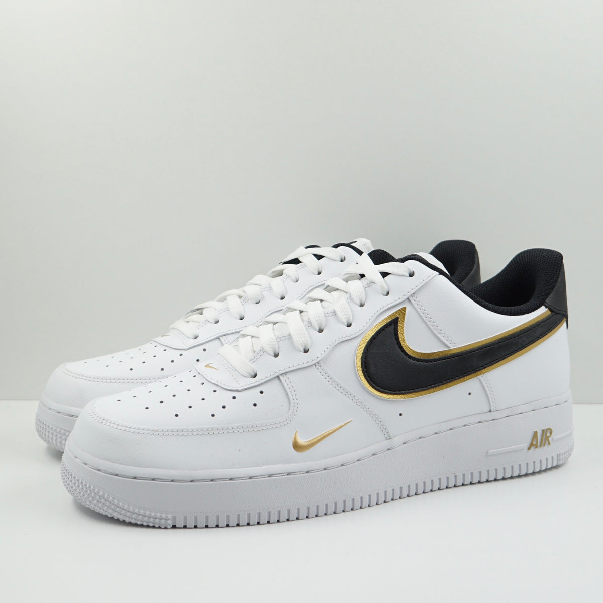 Nike Air Force 1 Low '07 LV8 Double Swoosh White Metallic Gold