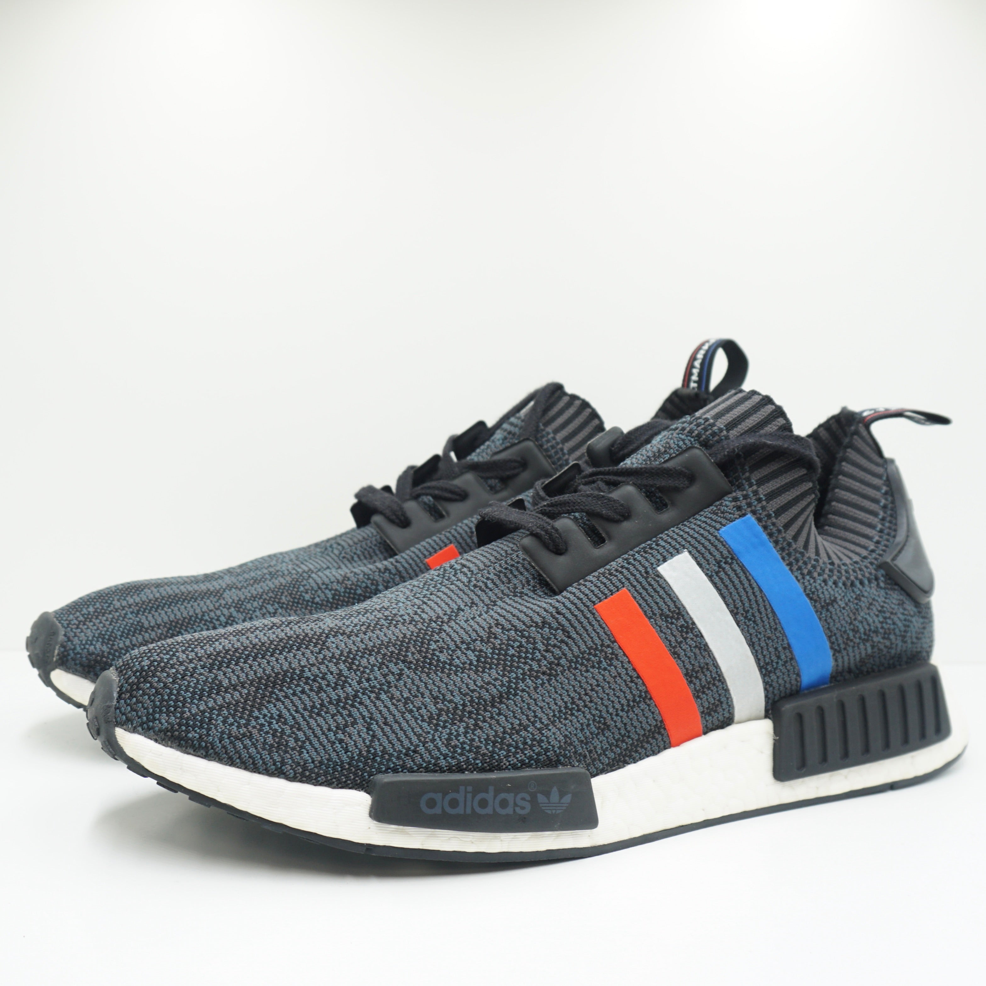 Adidas NMD R1 Tri Color Stripes White
