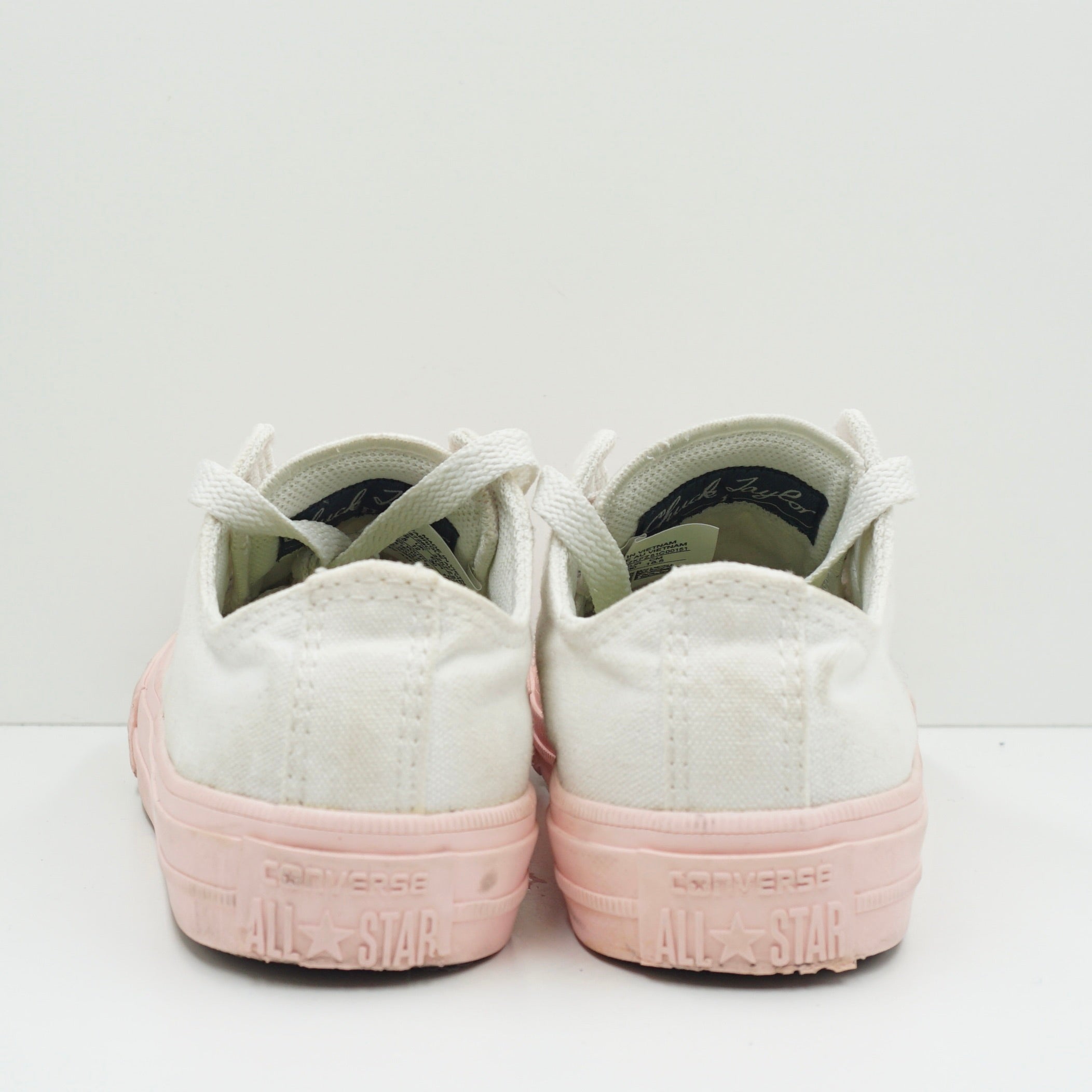 Converse Chuck Taylor White Pink Jr