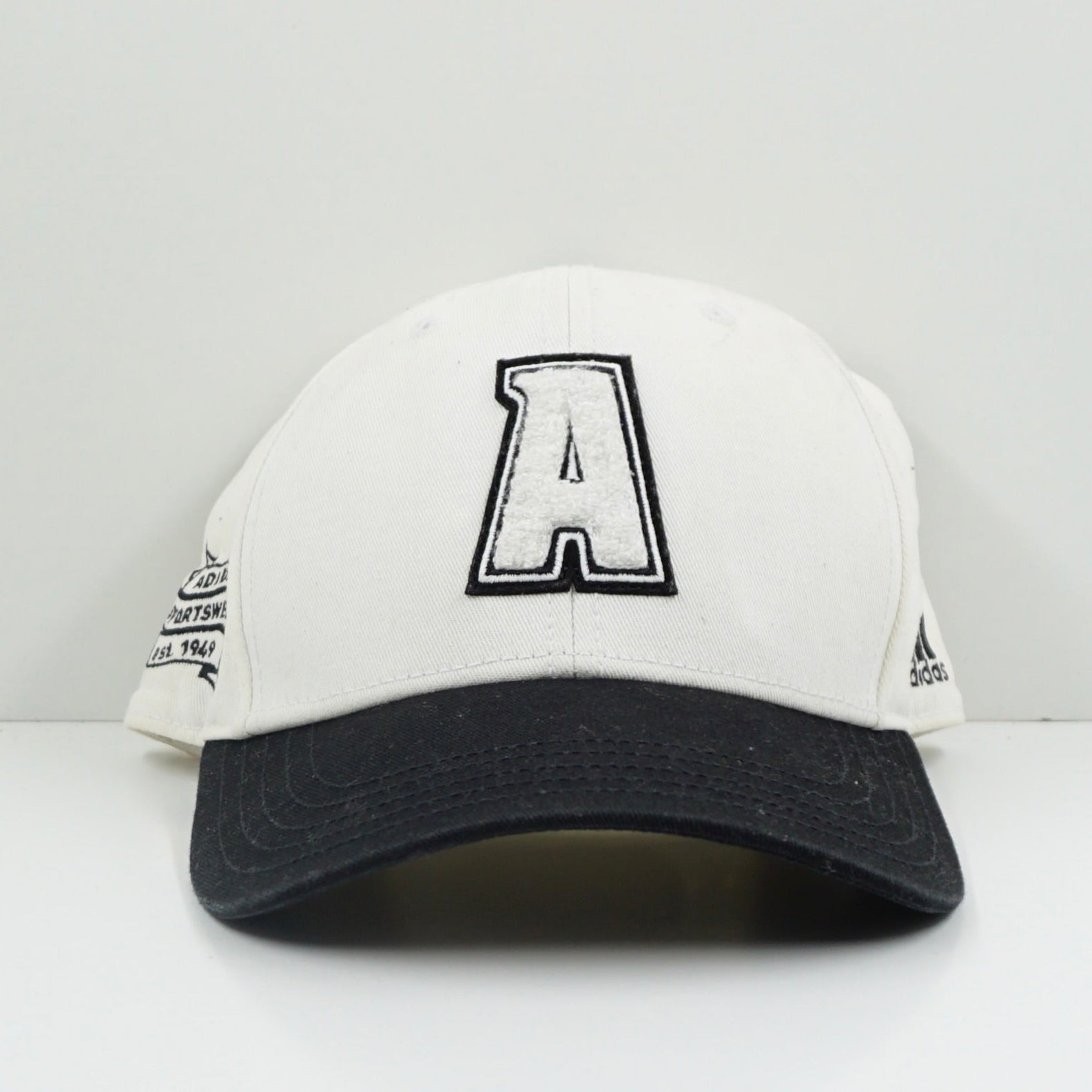Adidas White Black Adjustable Cap
