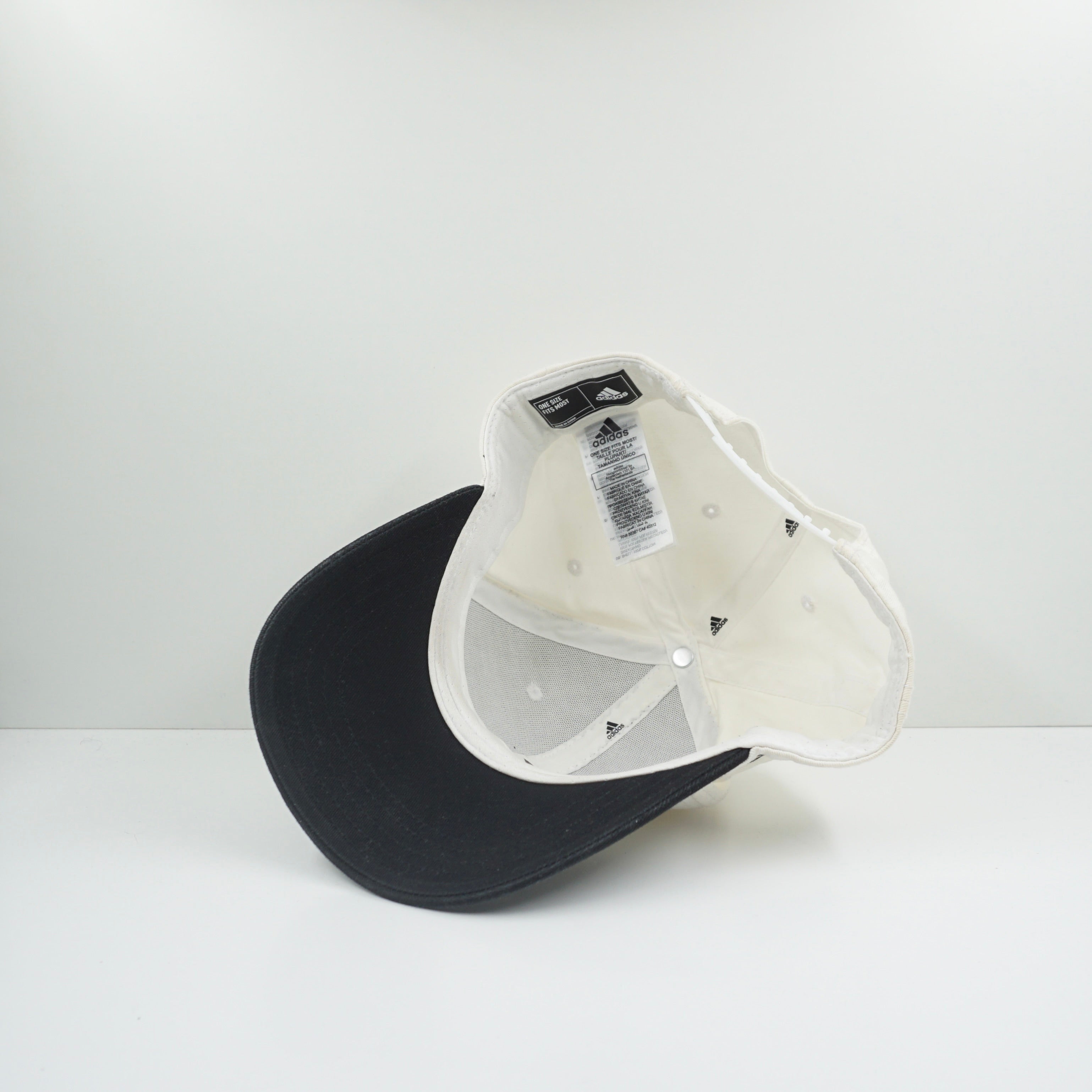 Adidas White Black Adjustable Cap