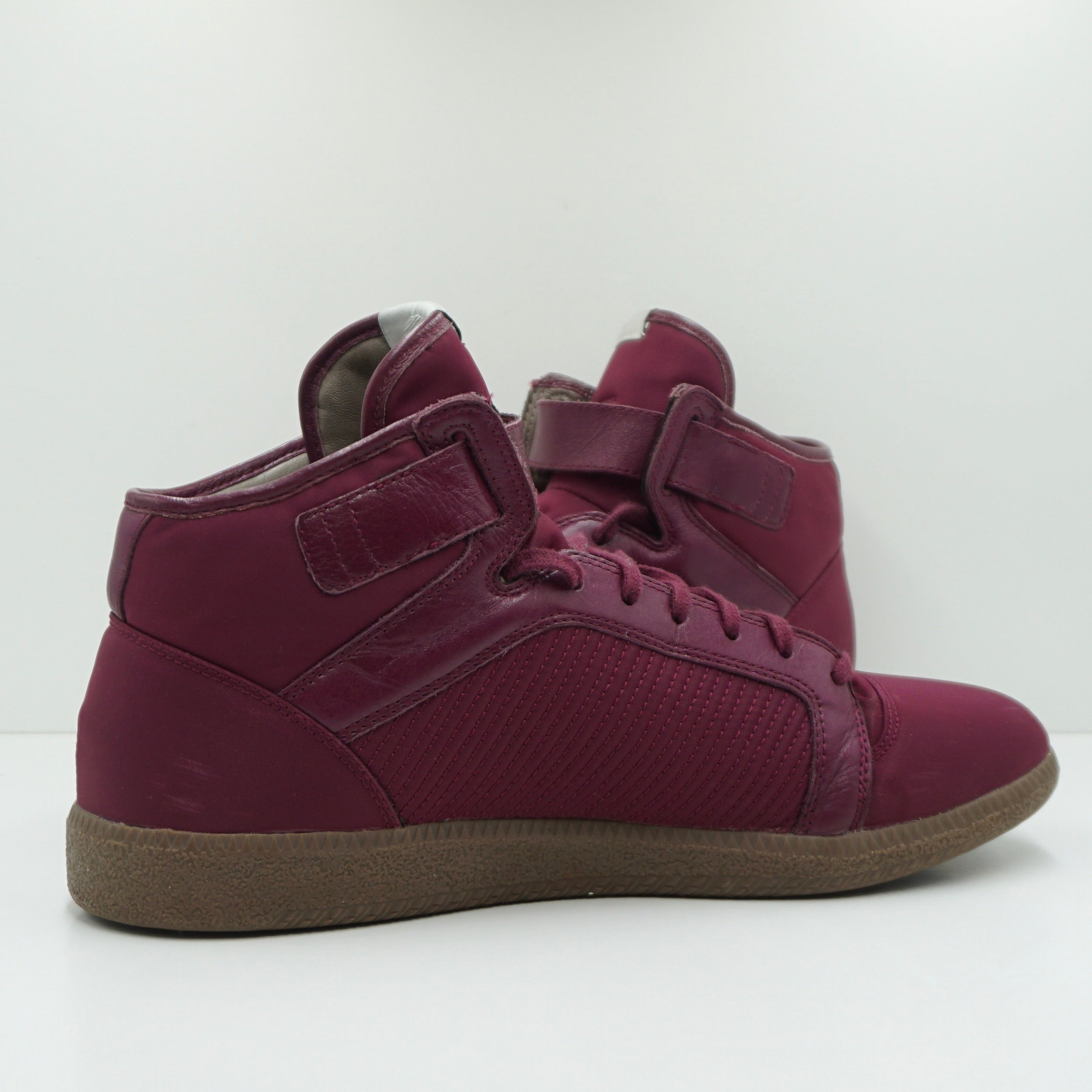 Adidas Originals Burgundy Nylon High Top