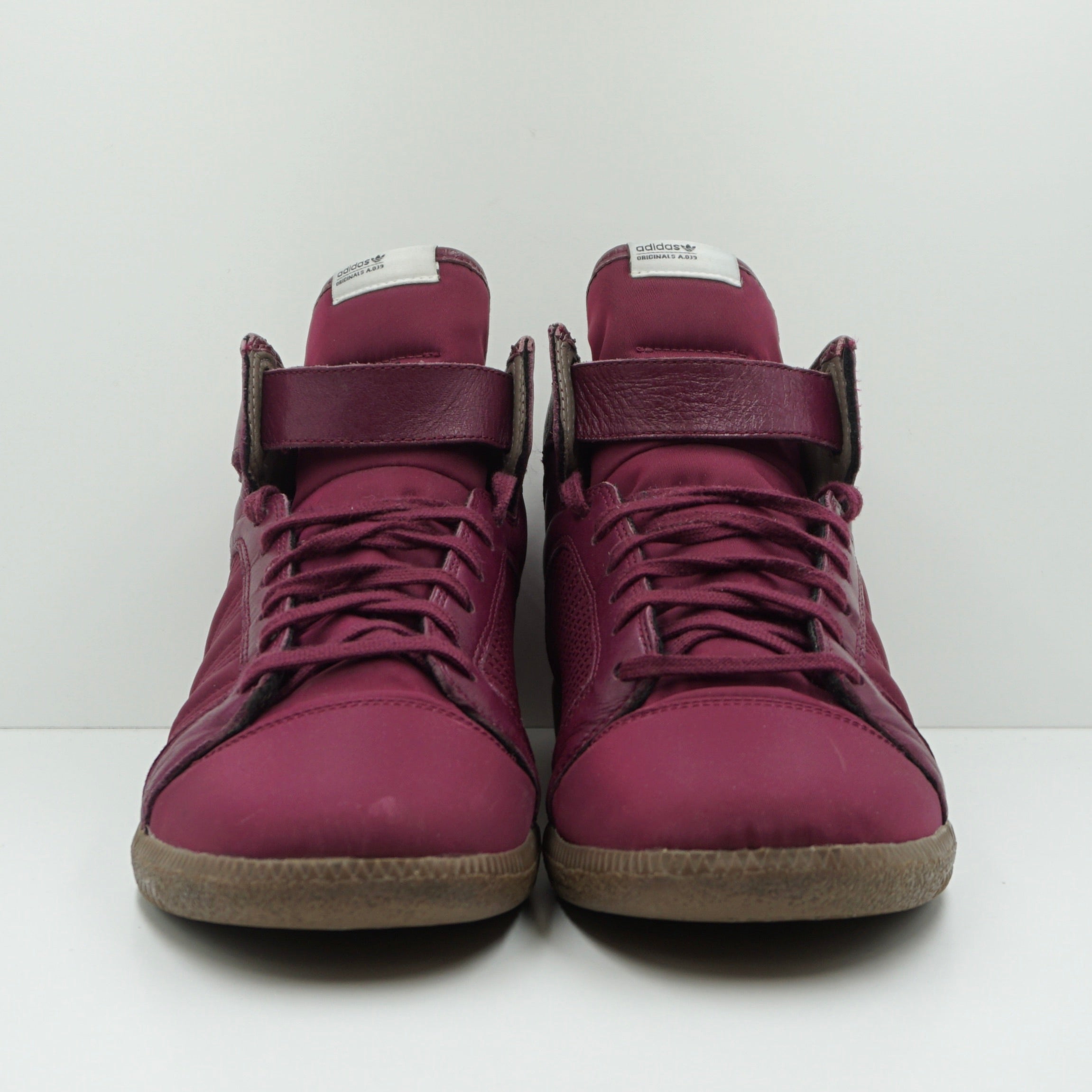 Adidas Originals Burgundy Nylon High Top