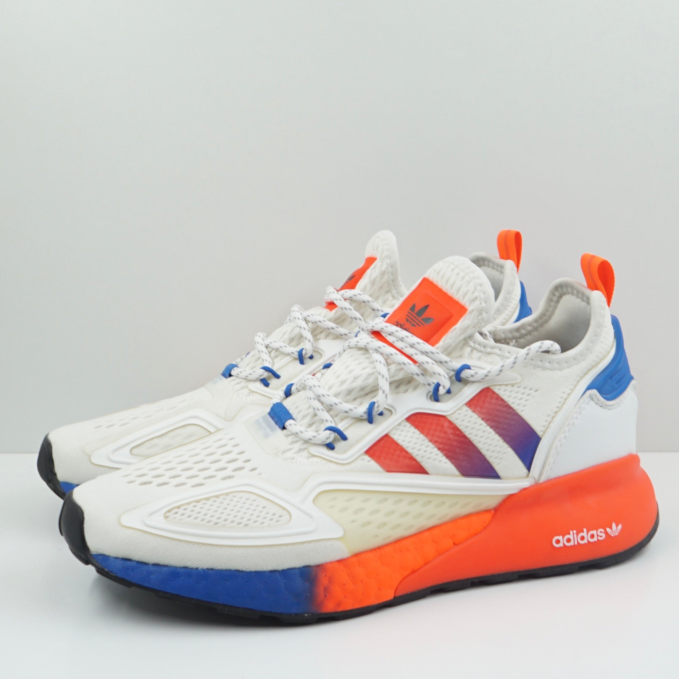 Adidas ZX 2K Boost White Solar Red Blue (GS)