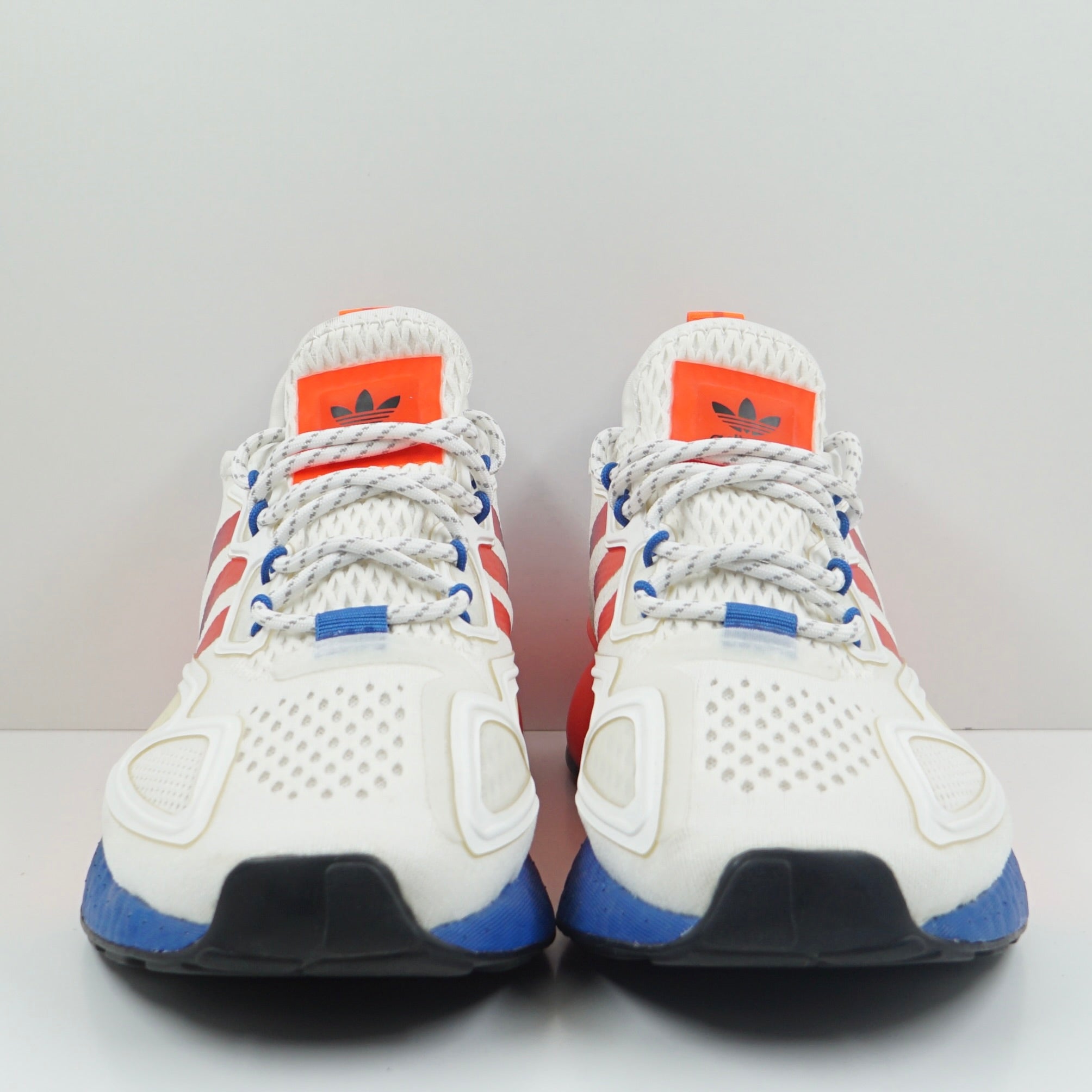 Adidas ZX 2K Boost White Solar Red Blue (GS)