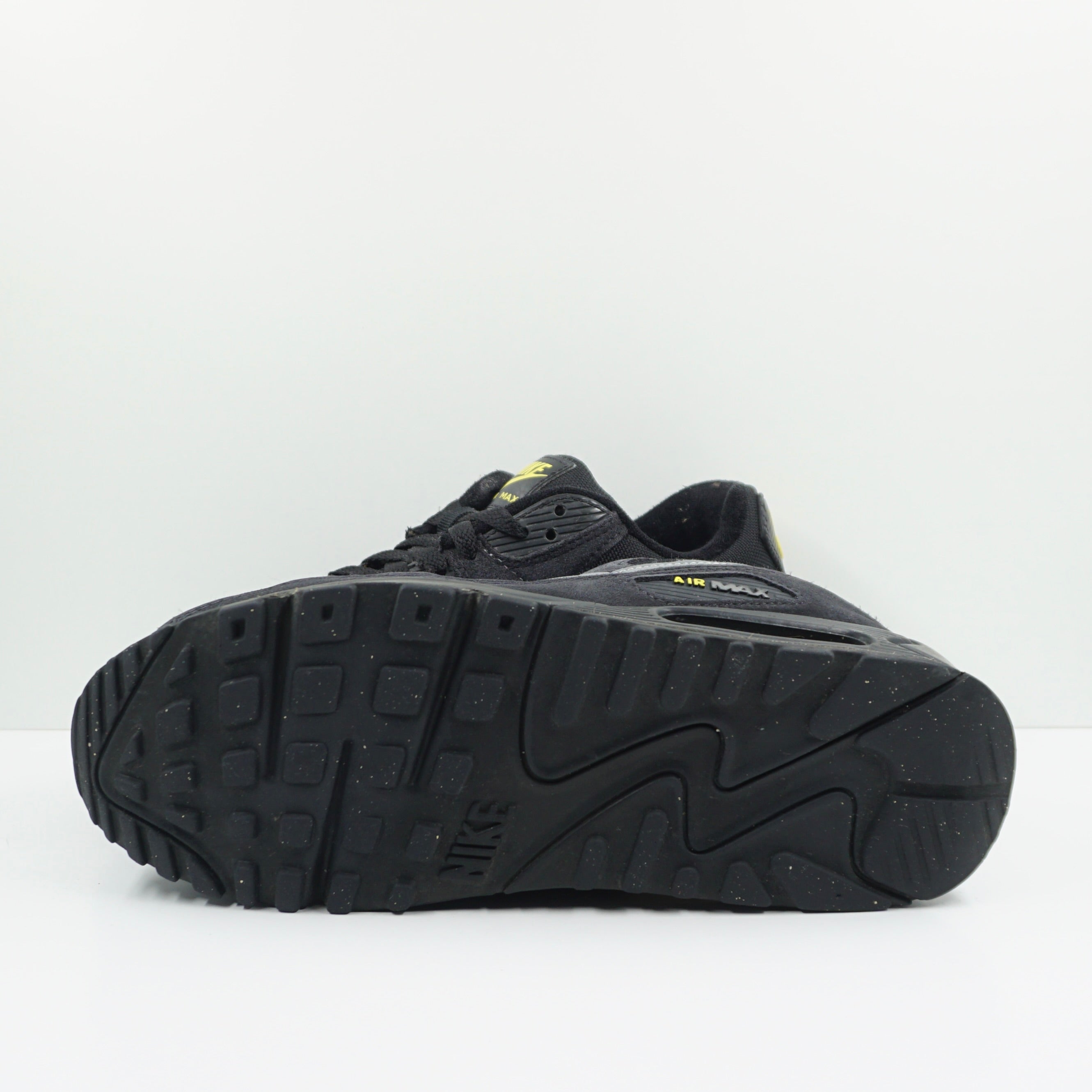 Nike Air Max 90 Black Yellow Strike Metallic Cool Grey
