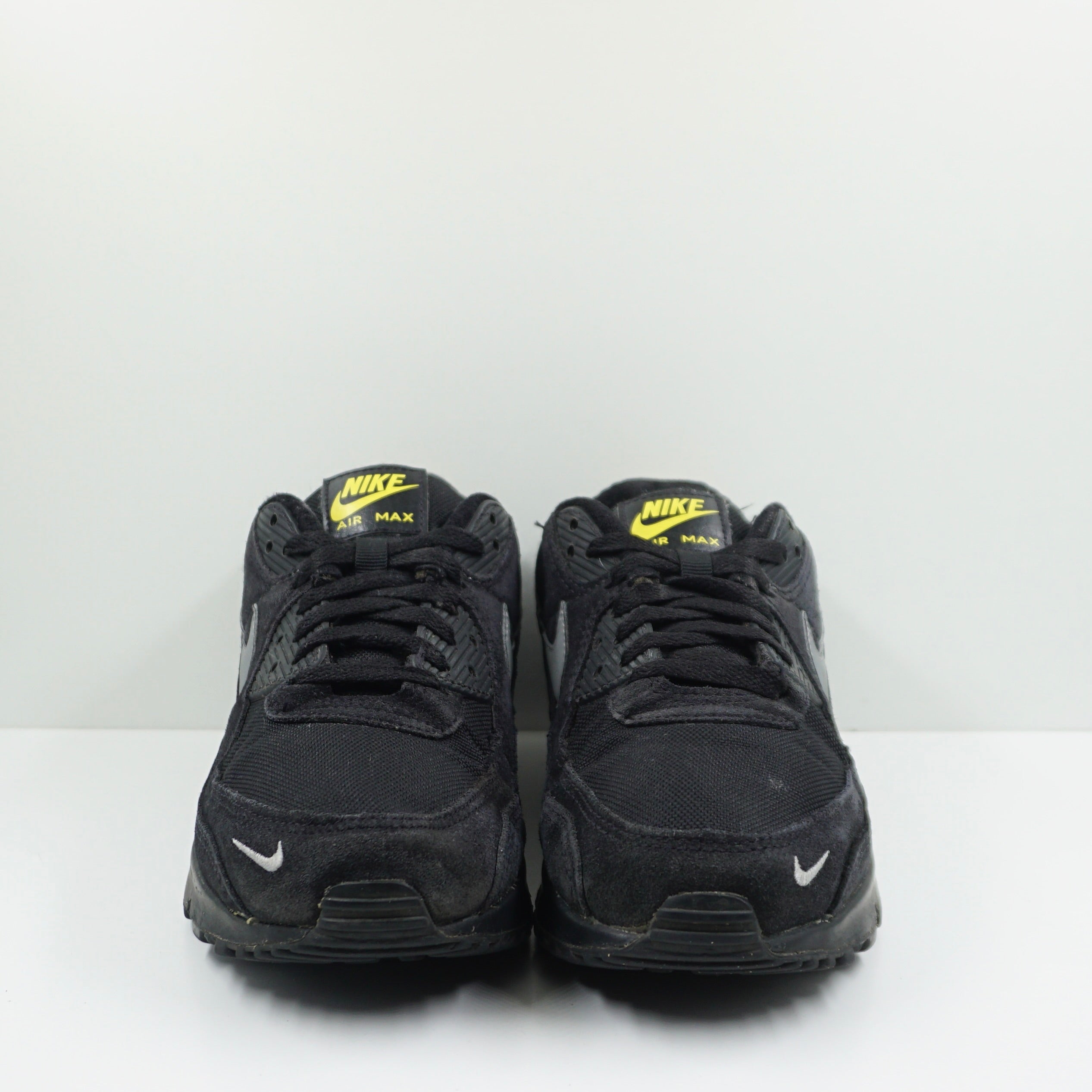 Nike Air Max 90 Black Yellow Strike Metallic Cool Grey