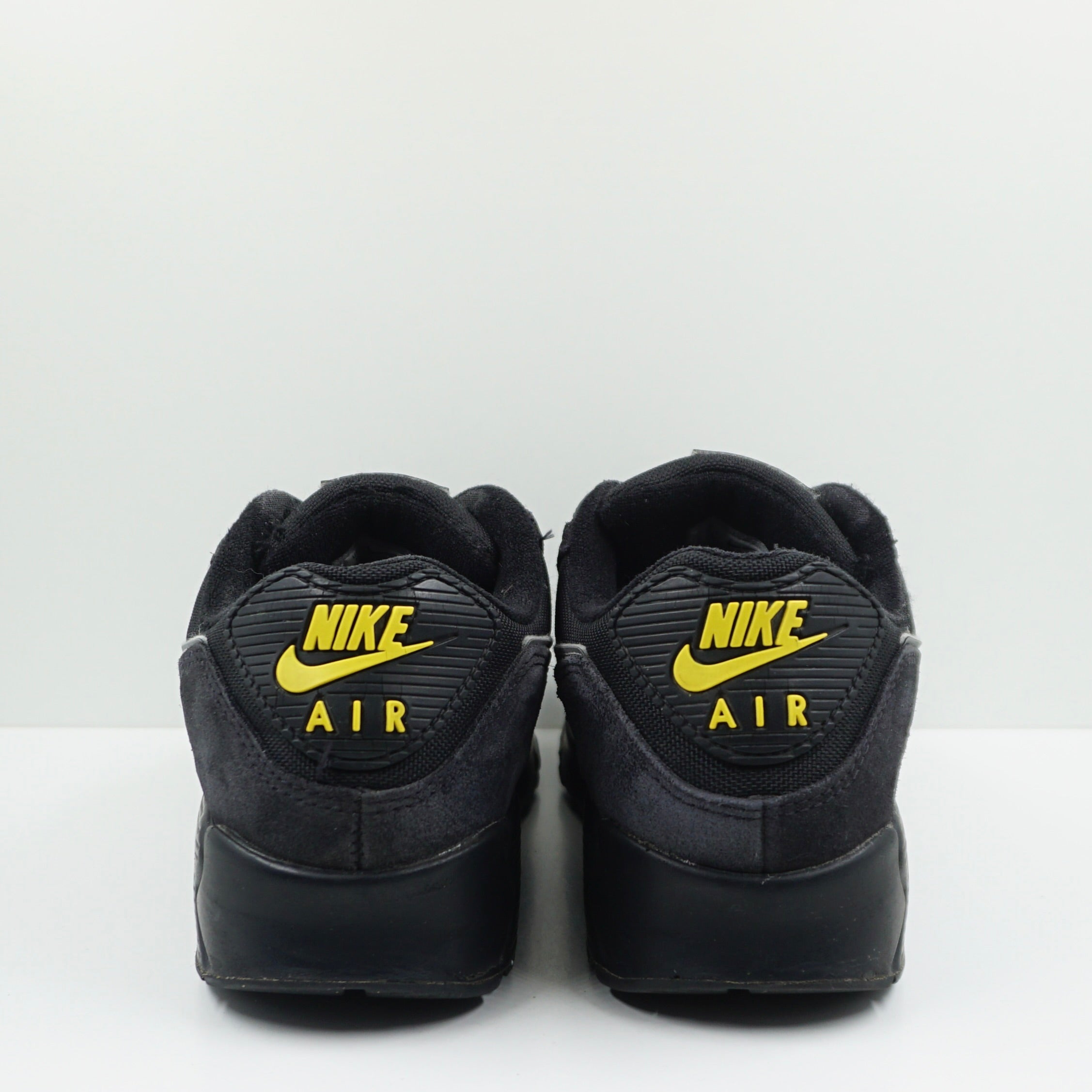 Nike Air Max 90 Black Yellow Strike Metallic Cool Grey