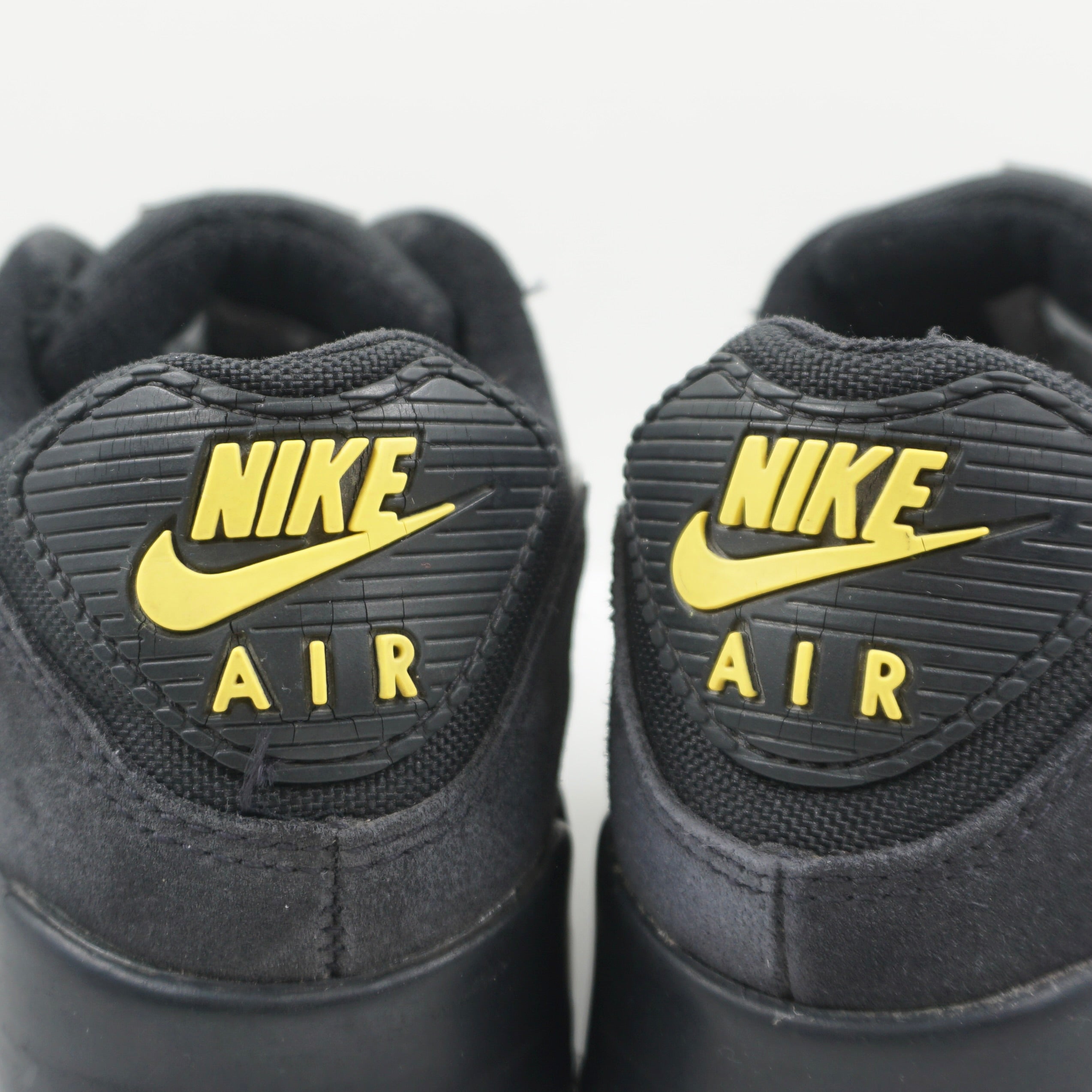 Nike Air Max 90 Black Yellow Strike Metallic Cool Grey