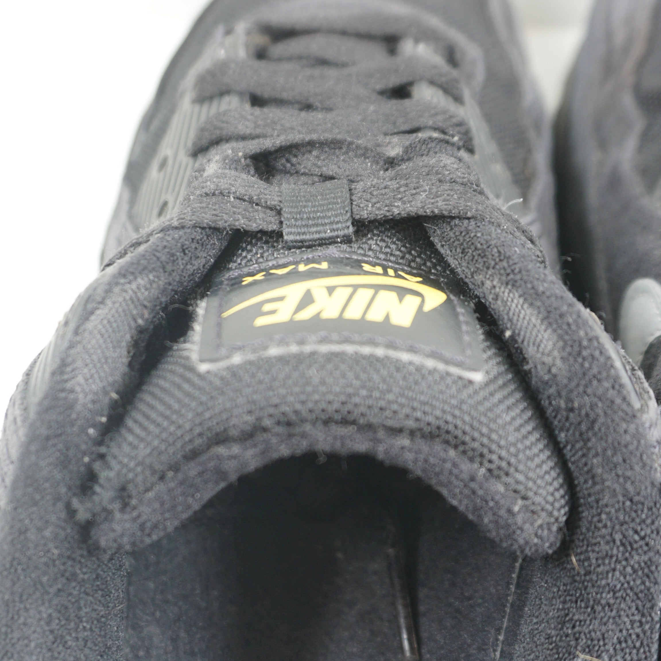 Nike Air Max 90 Black Yellow Strike Metallic Cool Grey