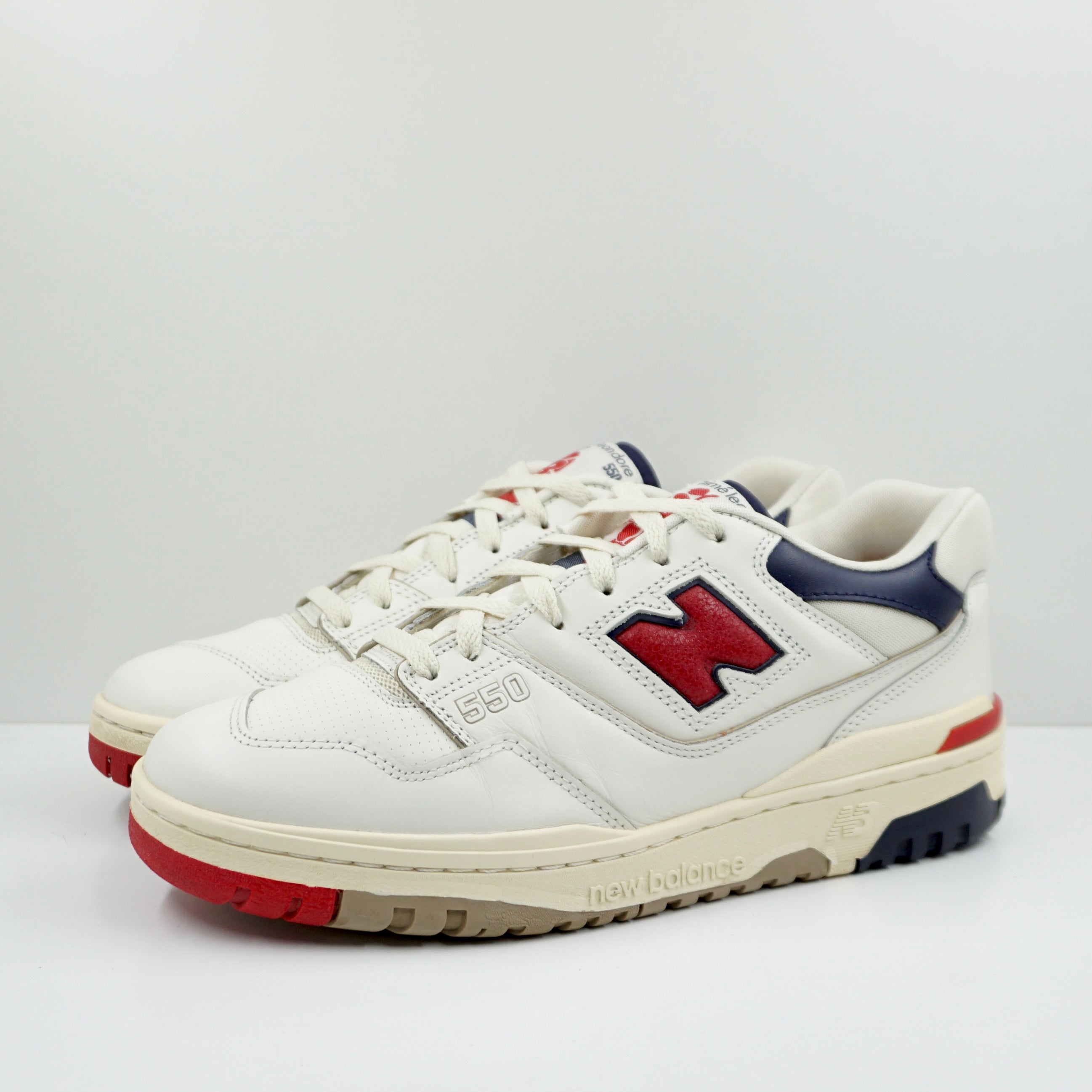 New Balance 550 Aime Leon Dore White Navy Red
