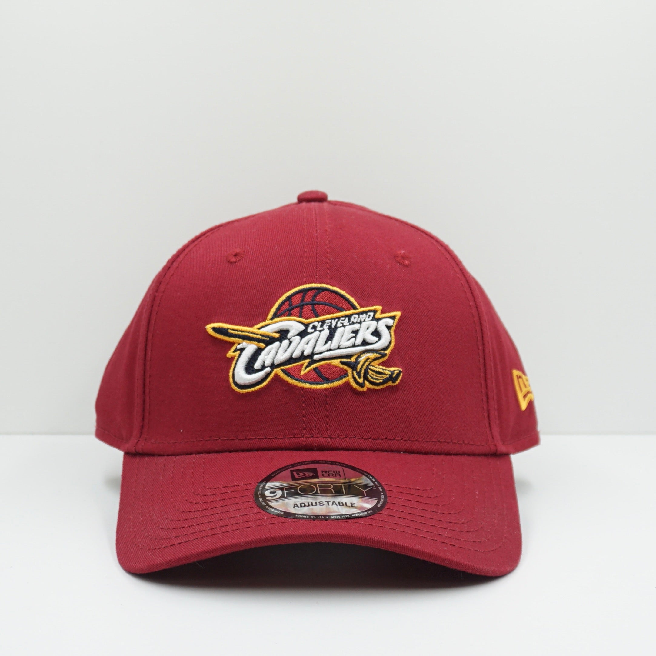 New Era Cleveland Cavaliers Burgundy Adjustable Cap