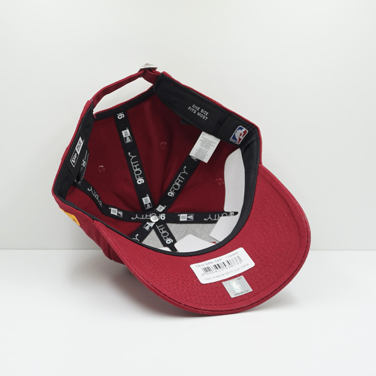 New Era Cleveland Cavaliers Burgundy Adjustable Cap