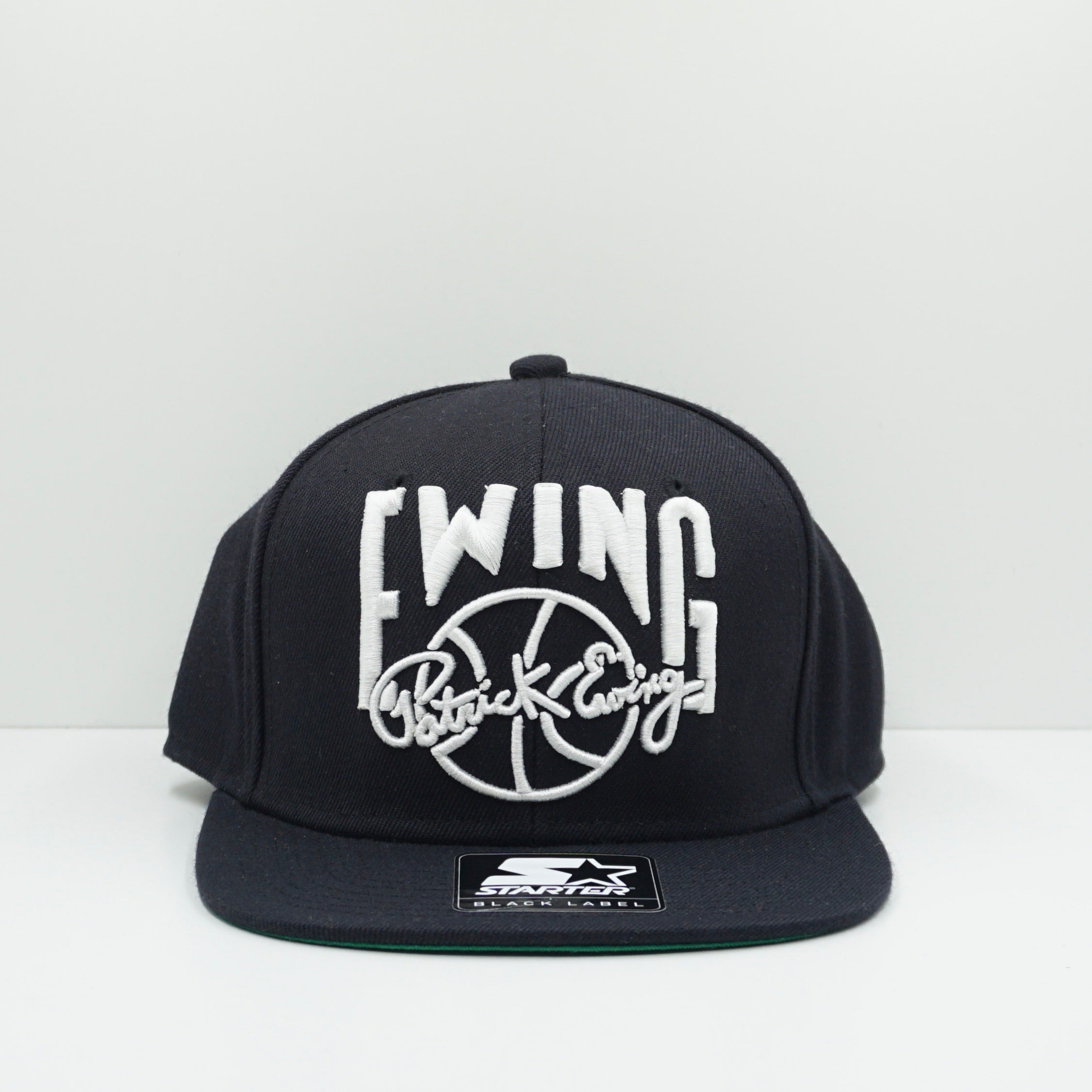 Starter Black Label Patrick Ewing Black White Snapback Cap