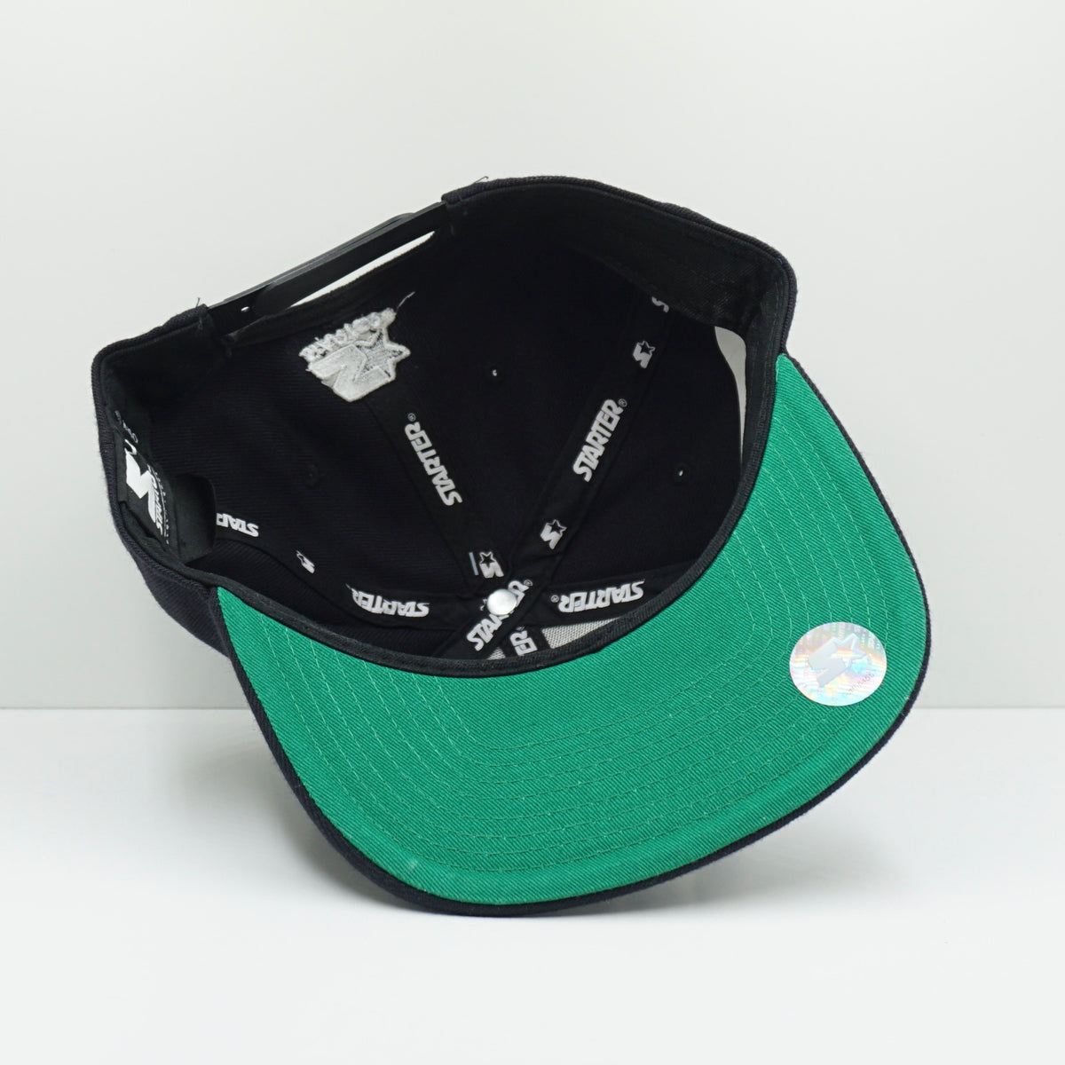 Starter Black Label Patrick Ewing Black White Snapback Cap
