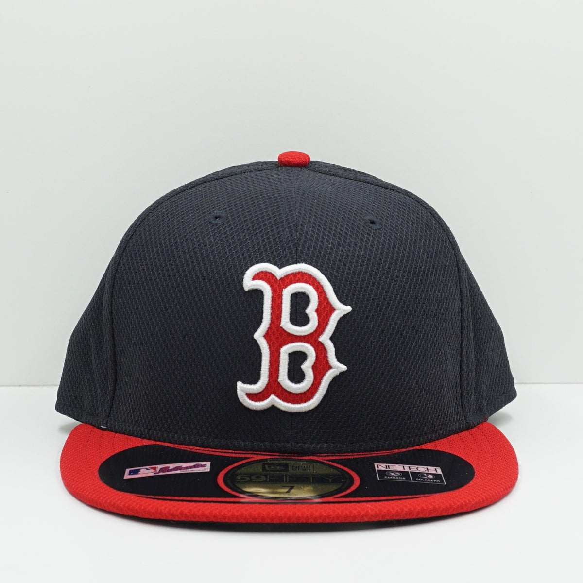 New Era Boston Red Soxs Navy Red Diamond Fitted Cap