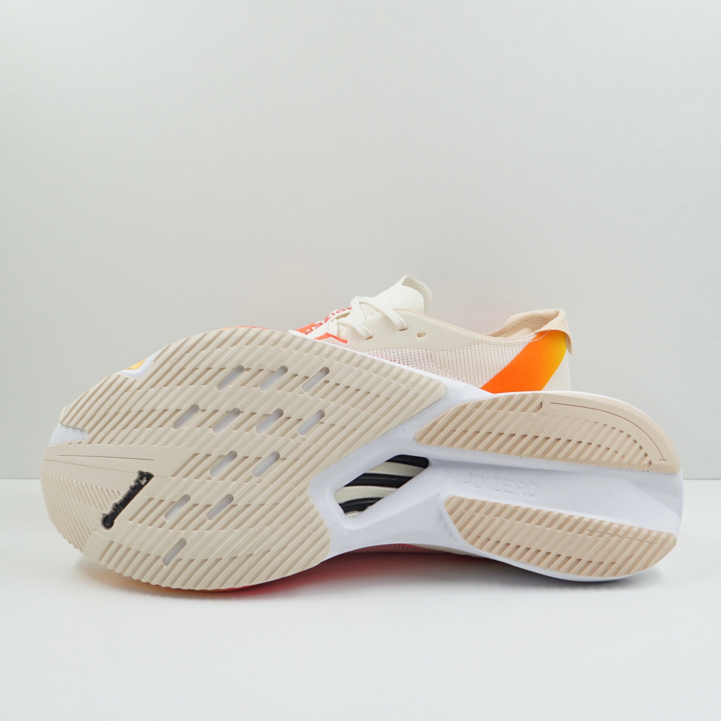 Adidas Adizero Boston 12 Ivory Iron Metallic Solar Red (W)