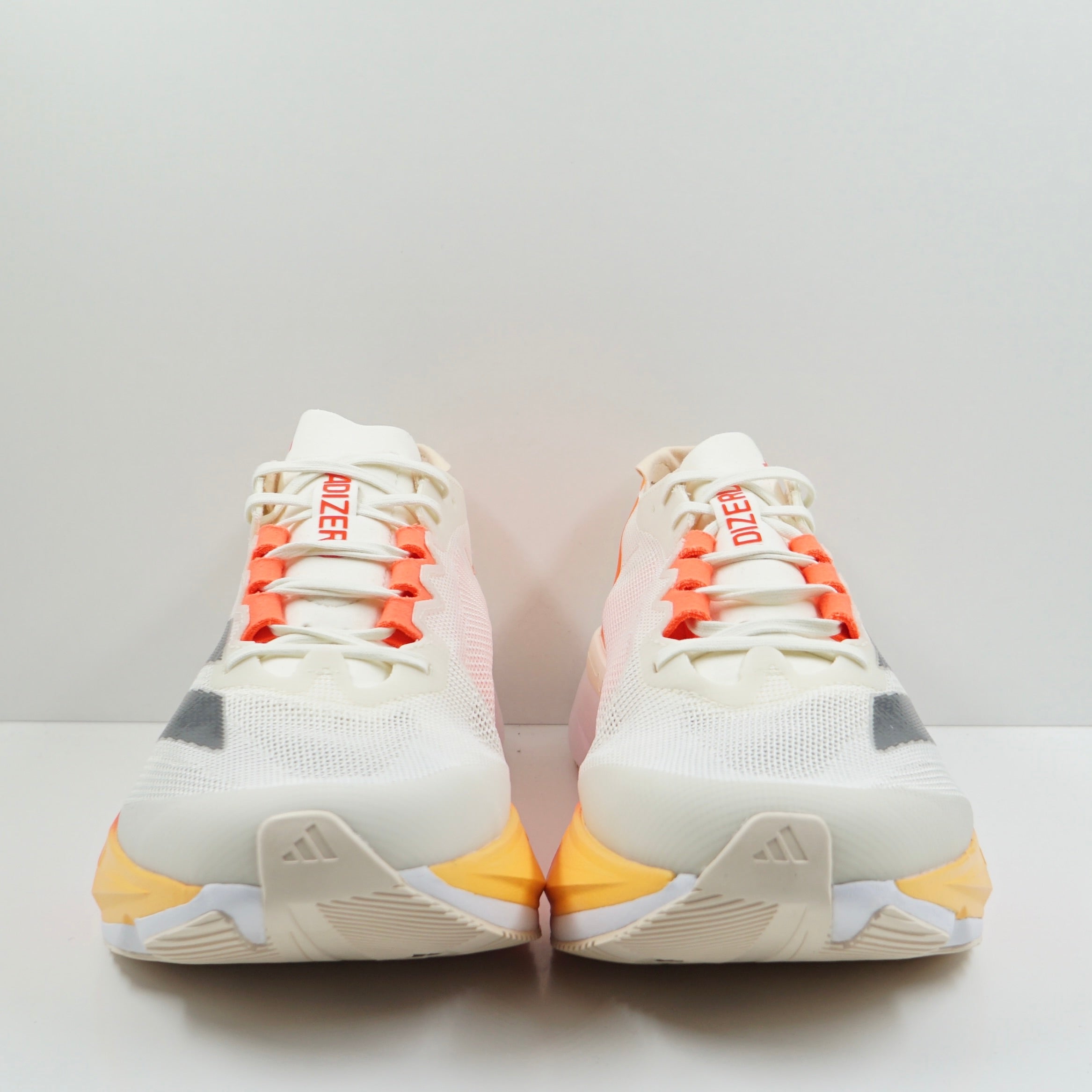 Adidas Adizero Boston 12 Ivory Iron Metallic Solar Red (W)