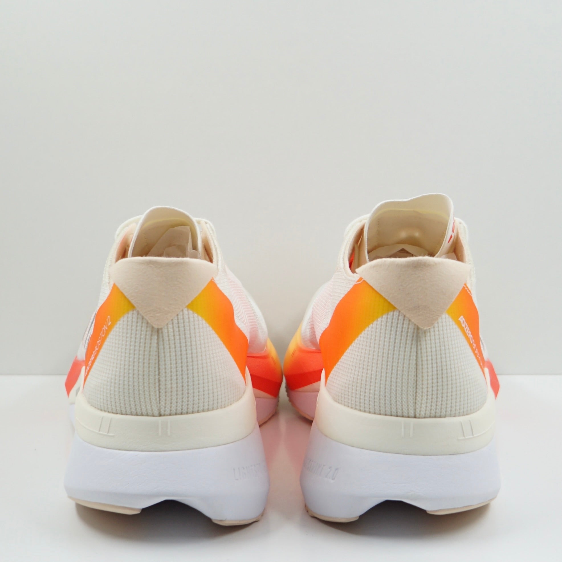 Adidas Adizero Boston 12 Ivory Iron Metallic Solar Red (W)