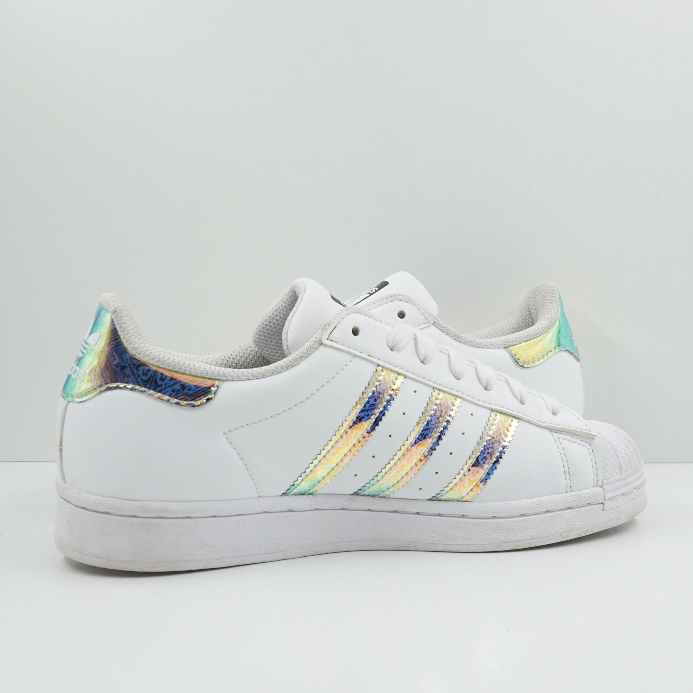 Adidas Superstar Iridescent Print White