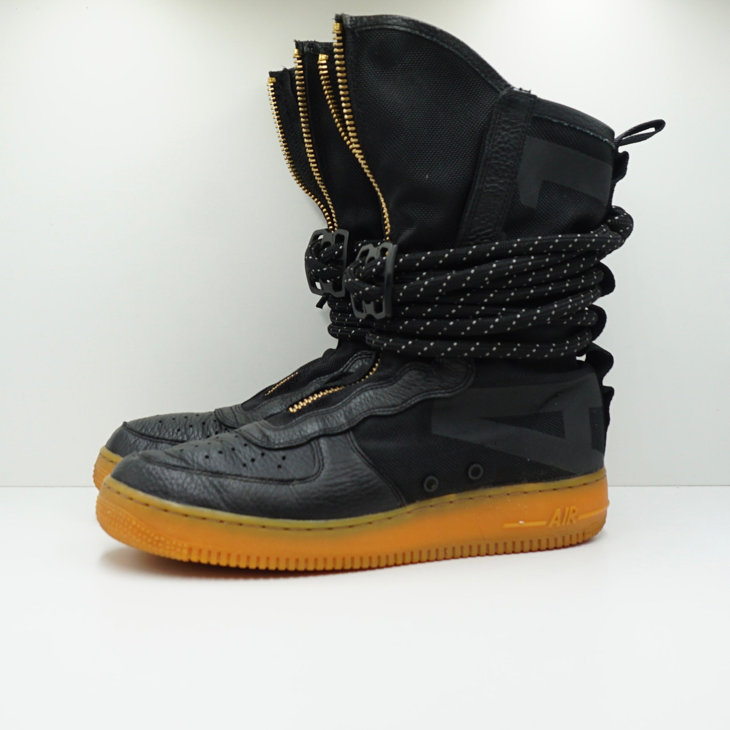 Black And Yellow High Top Air Force Ones Nike SF Air Force High