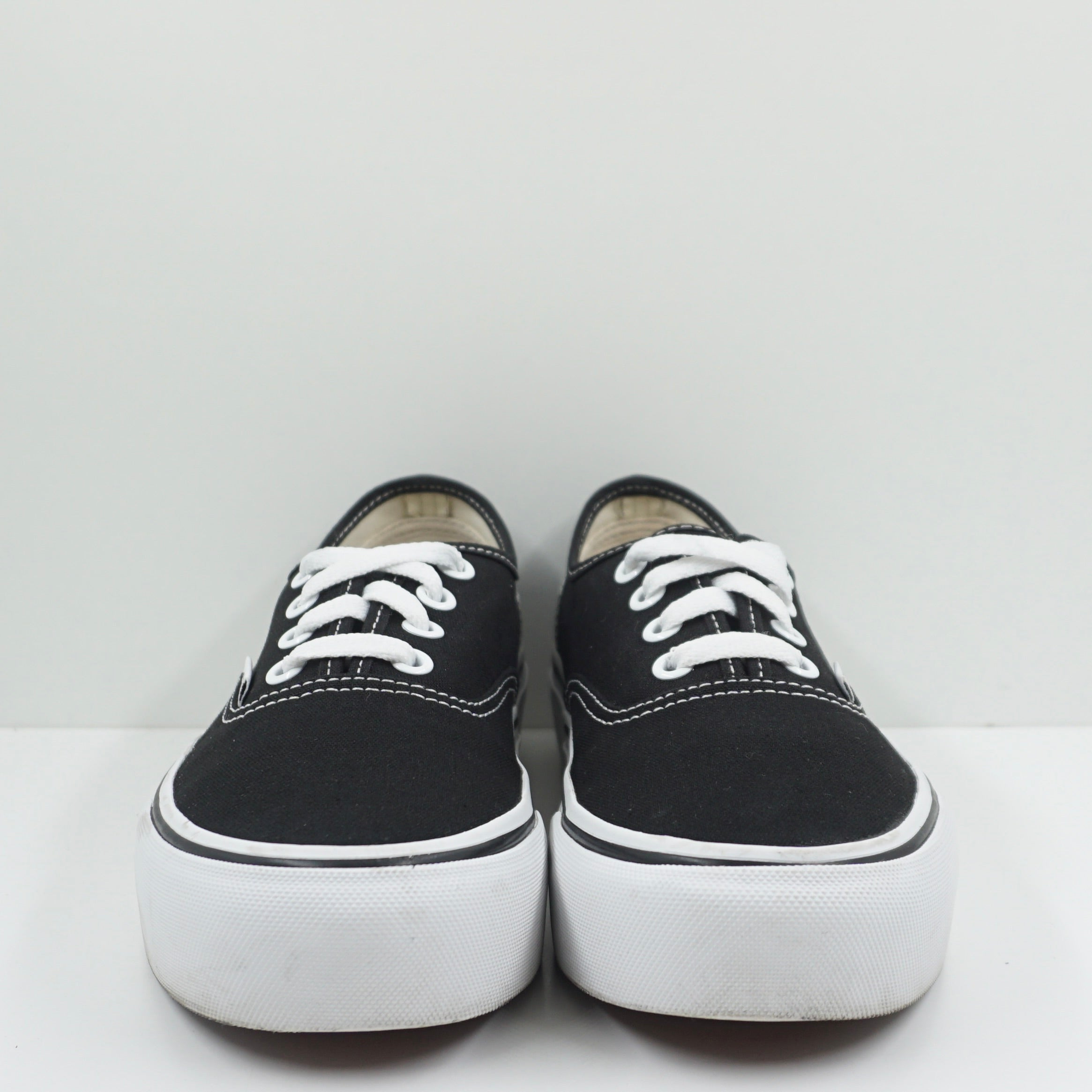 Vans Authentic Platform Black White