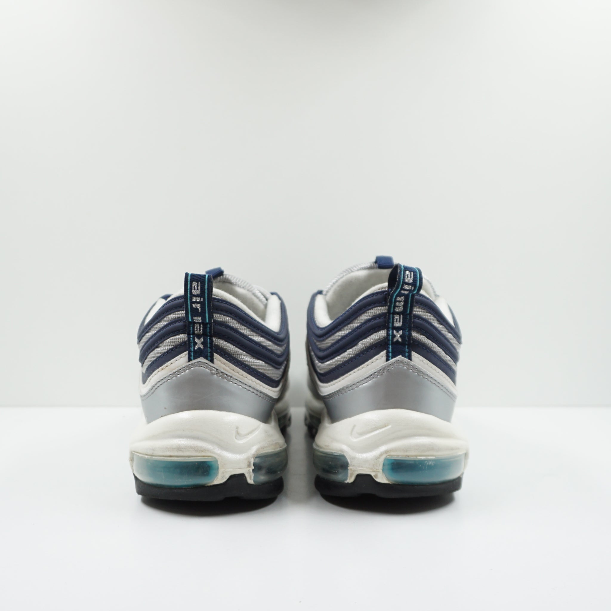 Nike Air Max 97 Metallic Silver Chlorine Blue