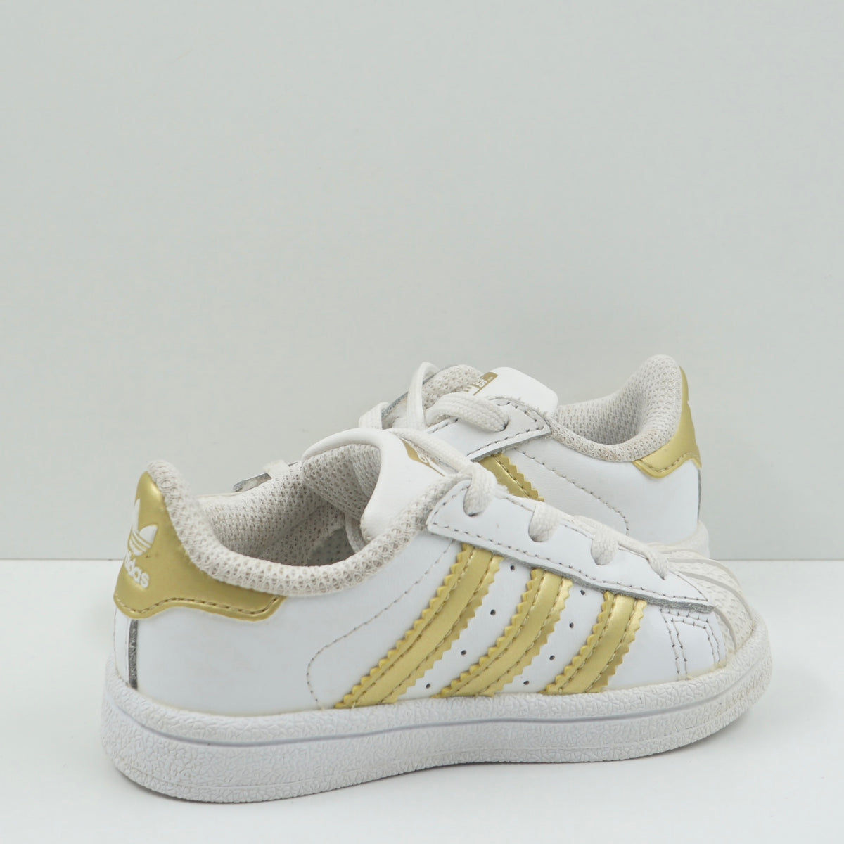 Adidas Superstar White Gold Toddler