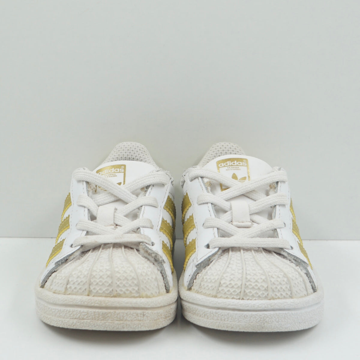 Adidas Superstar White Gold Toddler